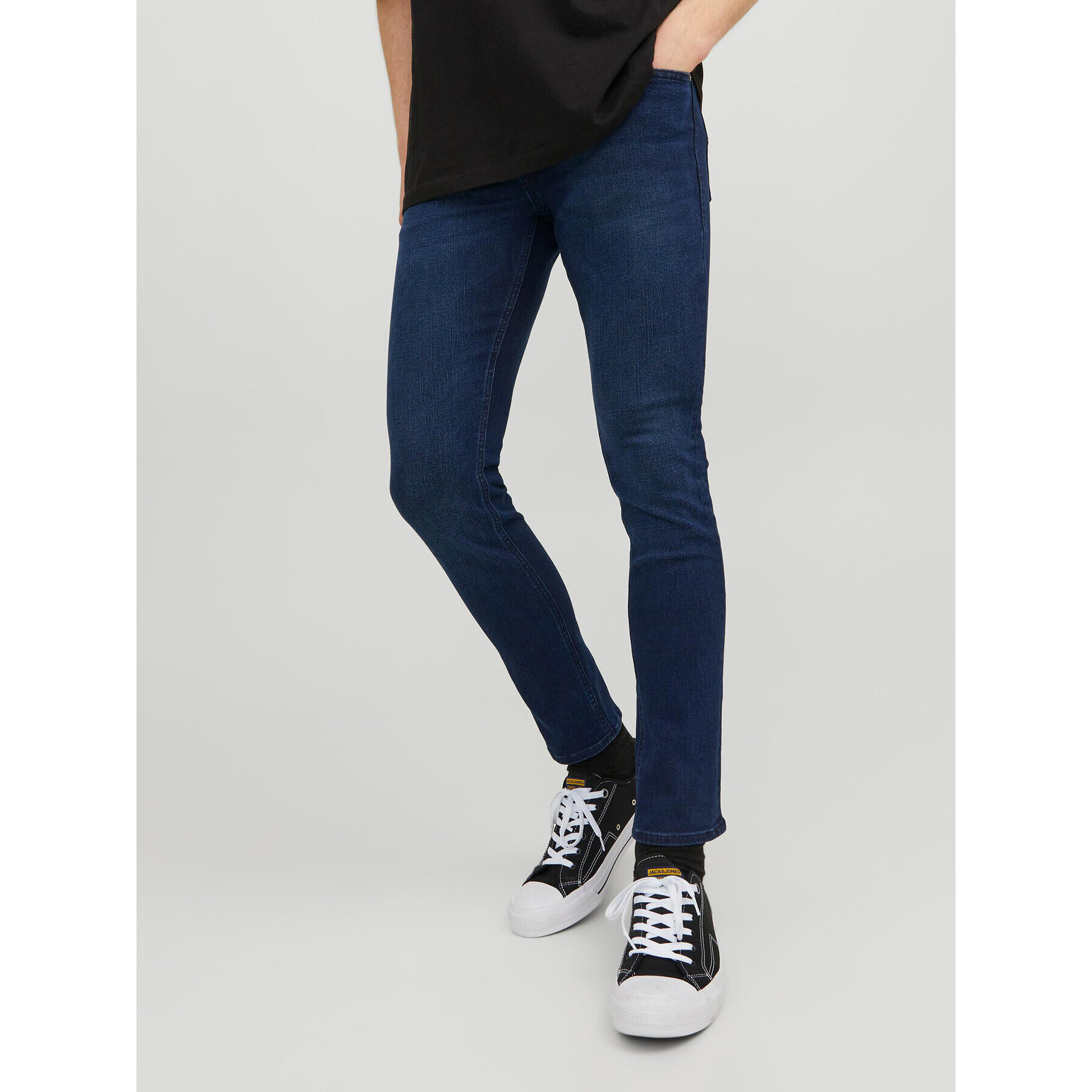 Jack&Jones Дънки Glenn 12237358 Тъмносин Slim Fit - Pepit.bg