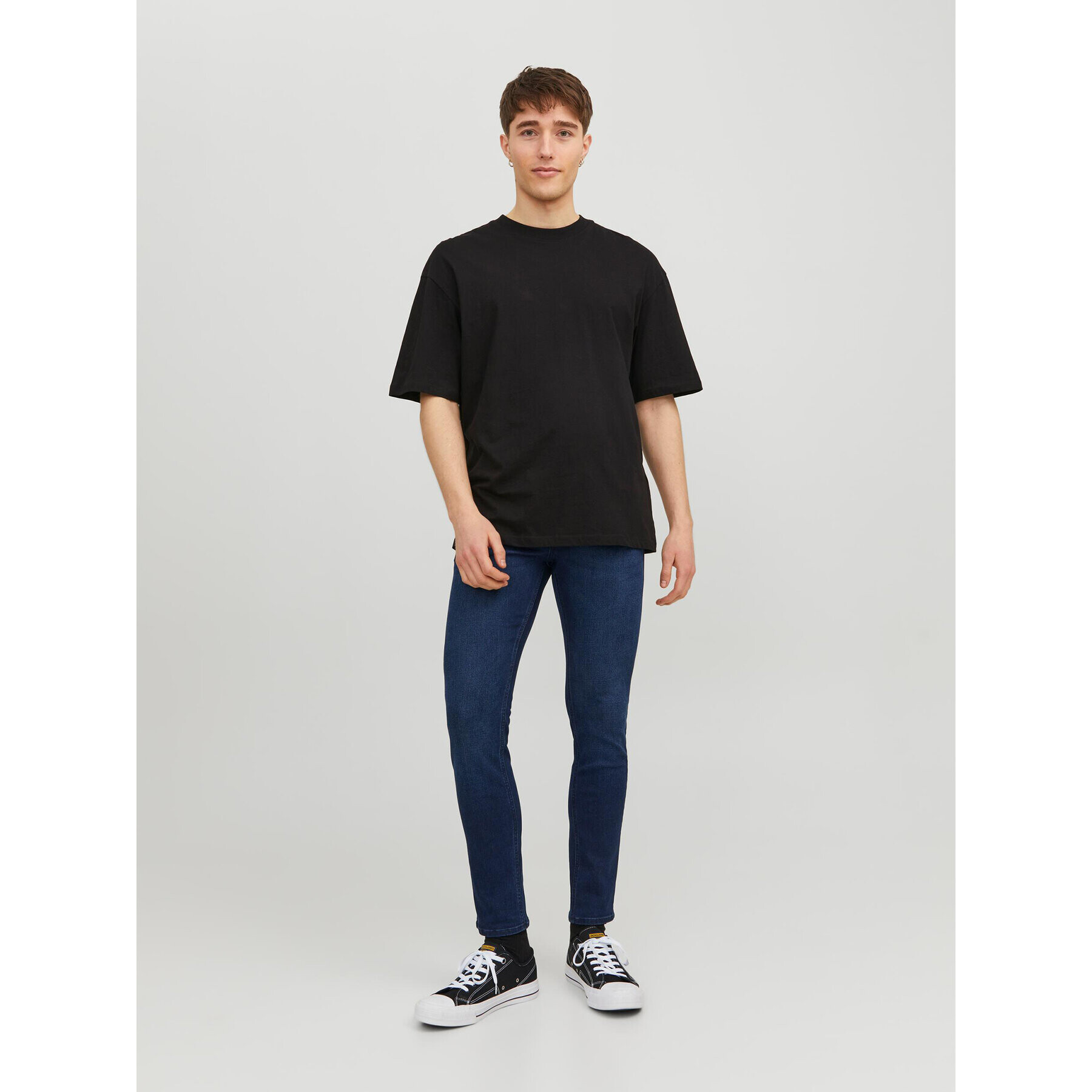 Jack&Jones Дънки Glenn 12237358 Тъмносин Slim Fit - Pepit.bg