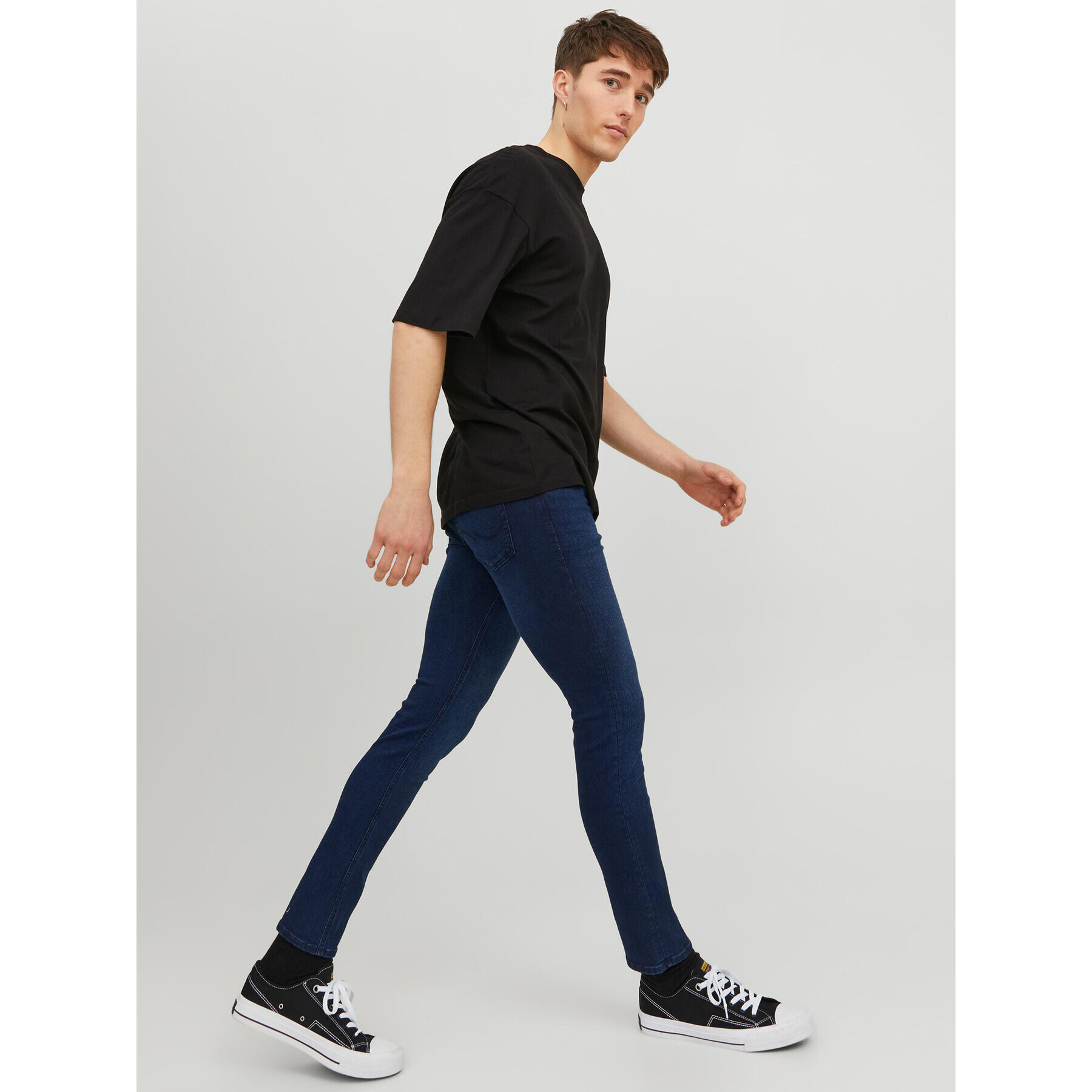 Jack&Jones Дънки Glenn 12237358 Тъмносин Slim Fit - Pepit.bg