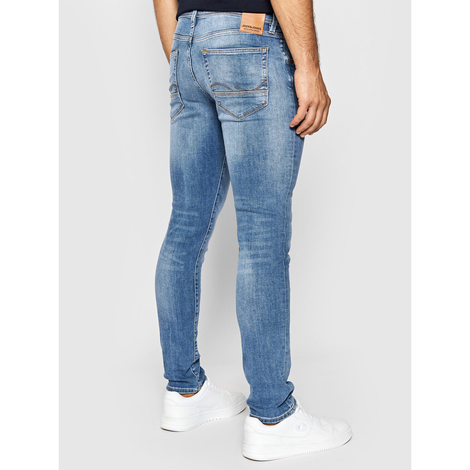 Jack&Jones Дънки Glenn Fox 12190836 Син Slim Fit - Pepit.bg