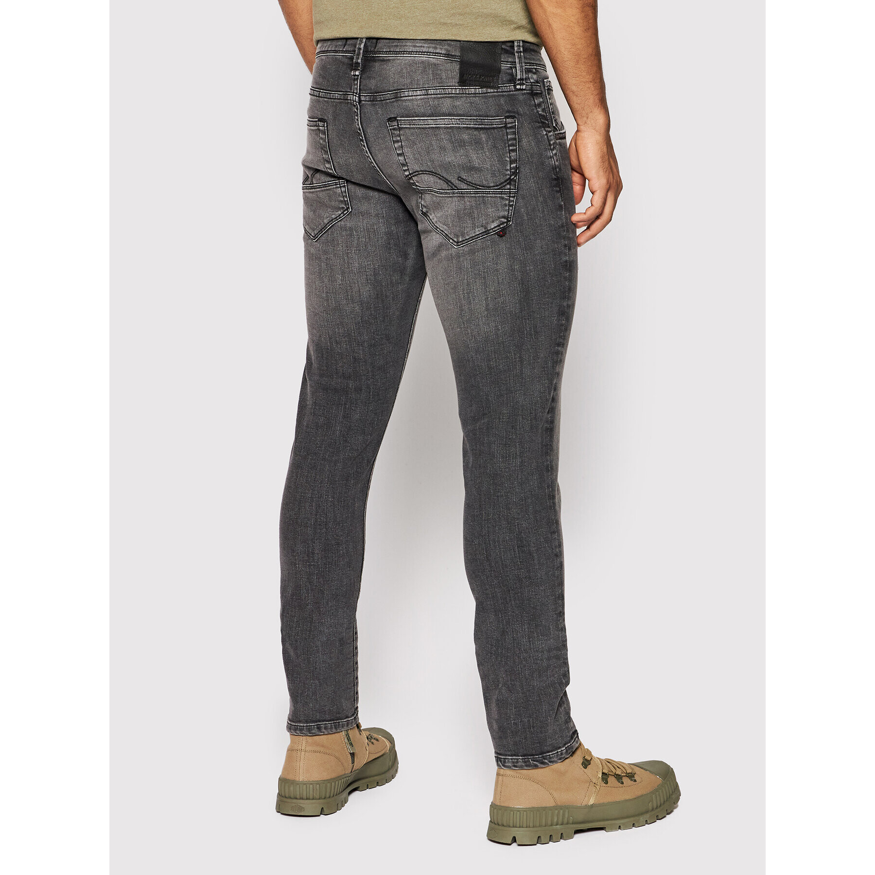 Jack&Jones Дънки Glenn Fox 12201709 Сив Slim Fit - Pepit.bg