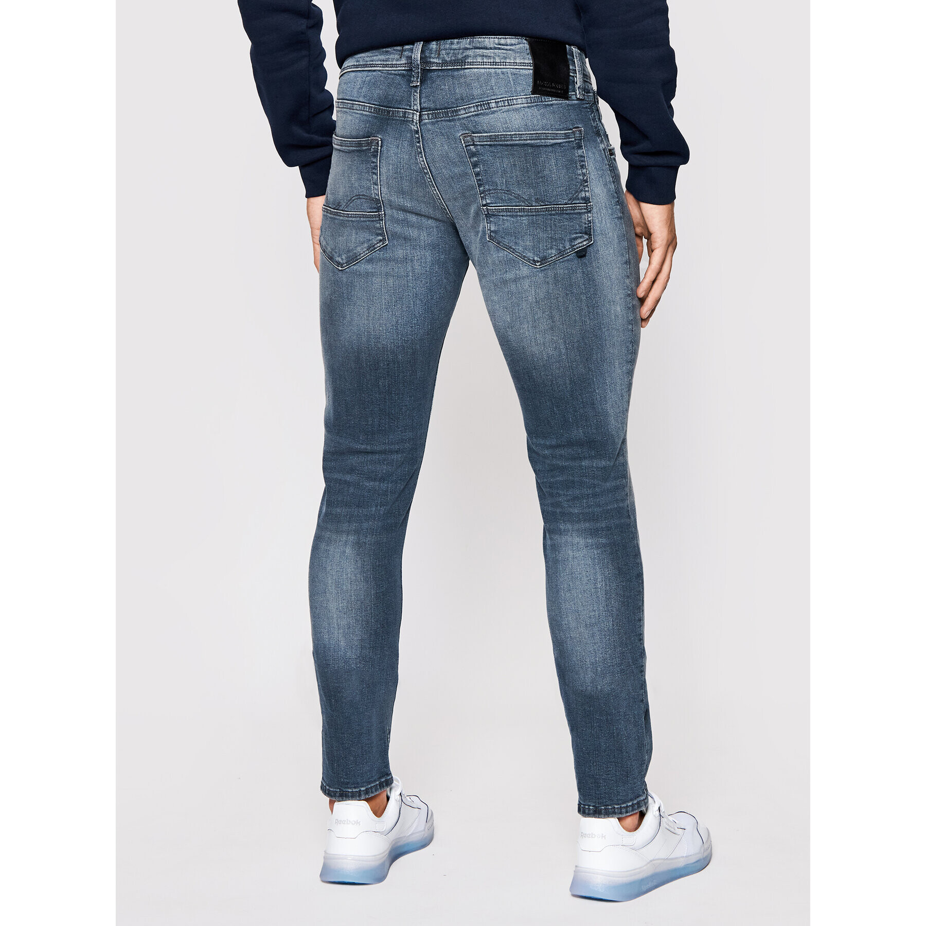 Jack&Jones Дънки Glenn Fox Agi 12190837 Тъмносин Slim Fit - Pepit.bg