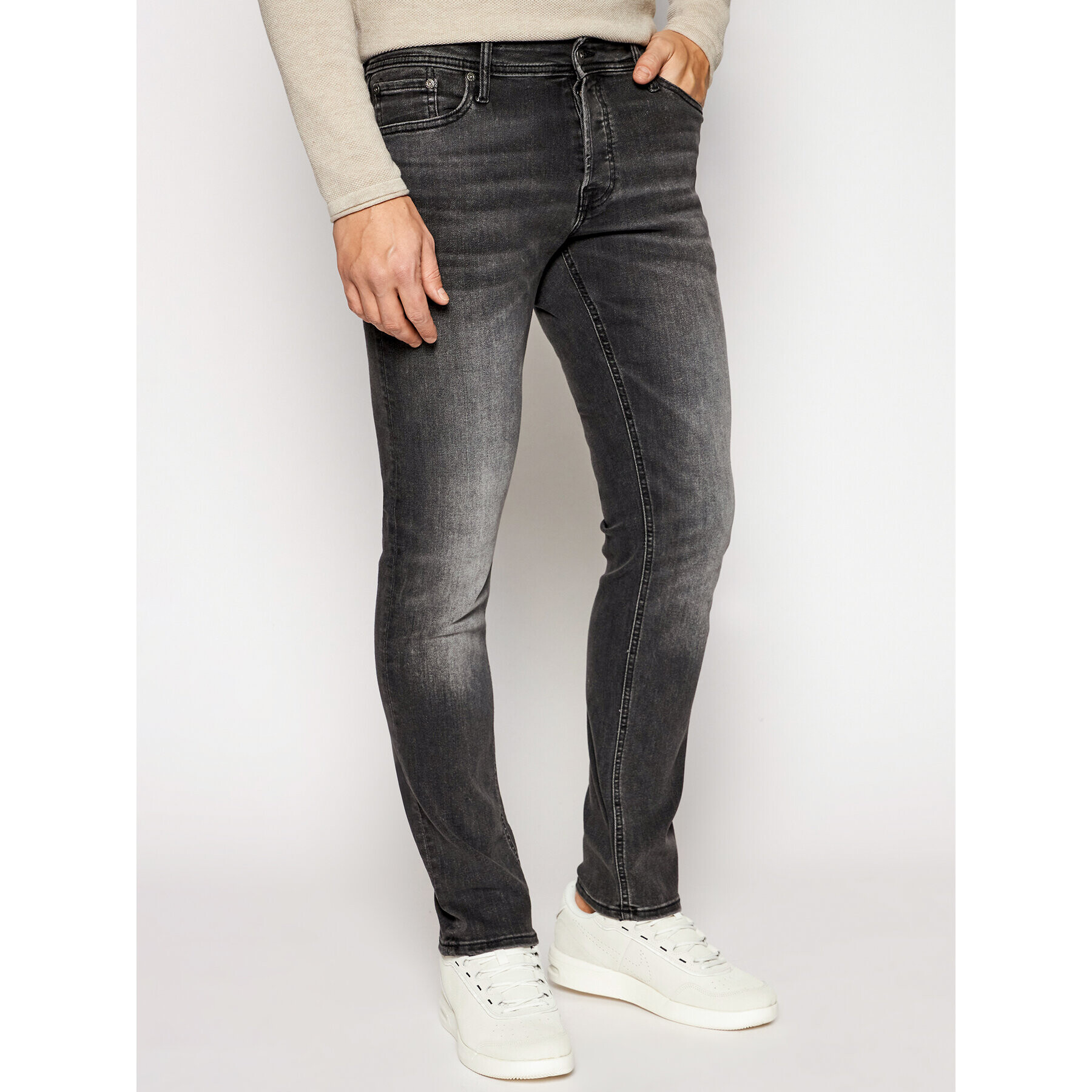 Jack&Jones Дънки Glenn Original 12159030 Сив Slim Fit - Pepit.bg