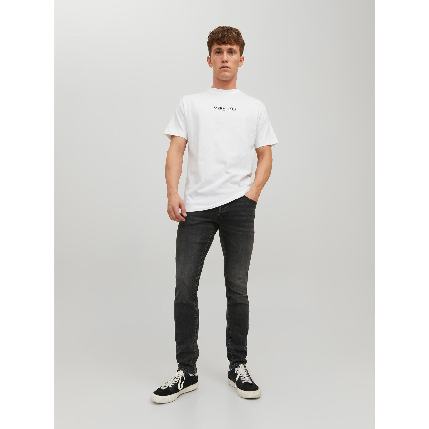 Jack&Jones Дънки Glenn Original 12227765 Черен Slim Fit - Pepit.bg