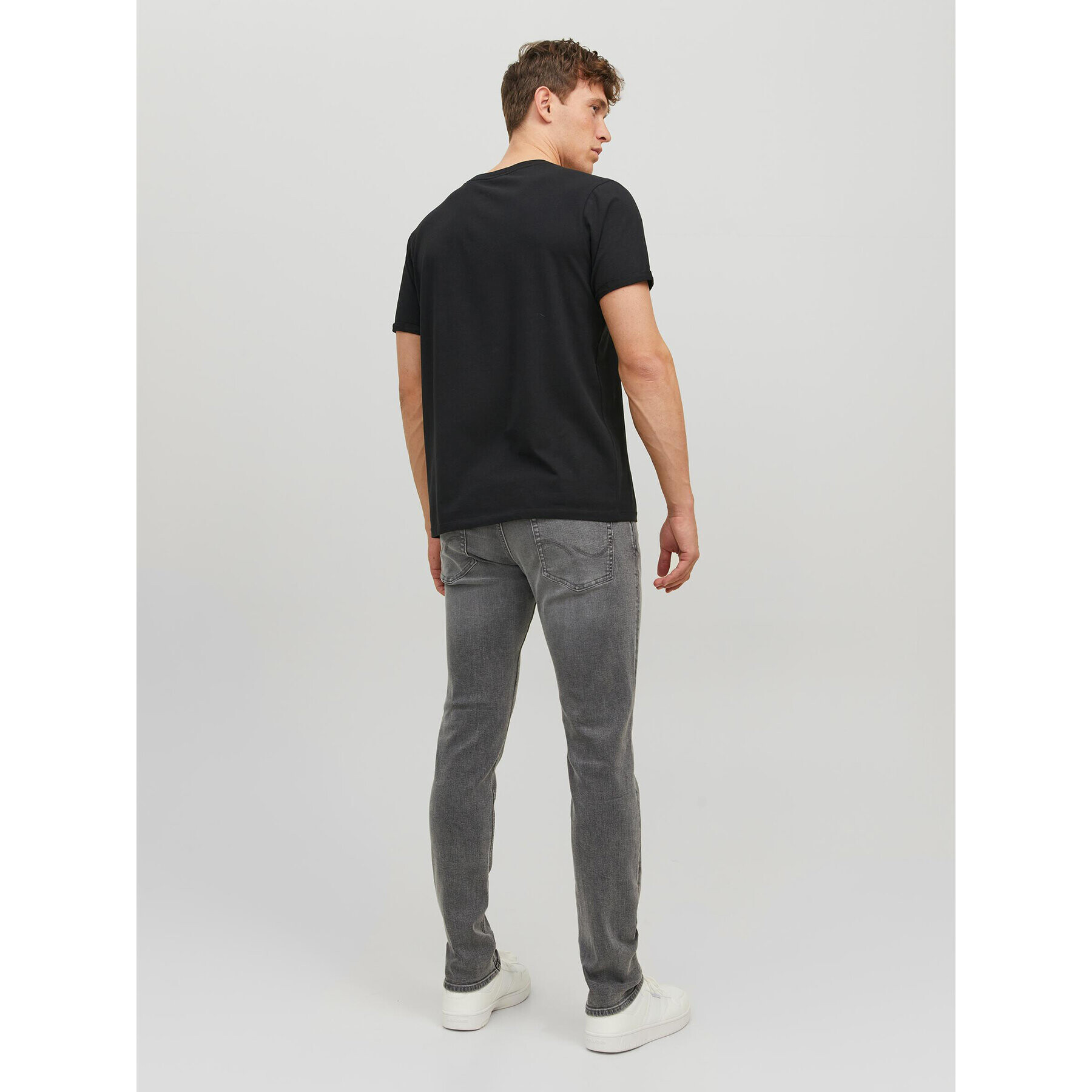 Jack&Jones Дънки Glenn Original 12227766 Сив Slim Fit - Pepit.bg