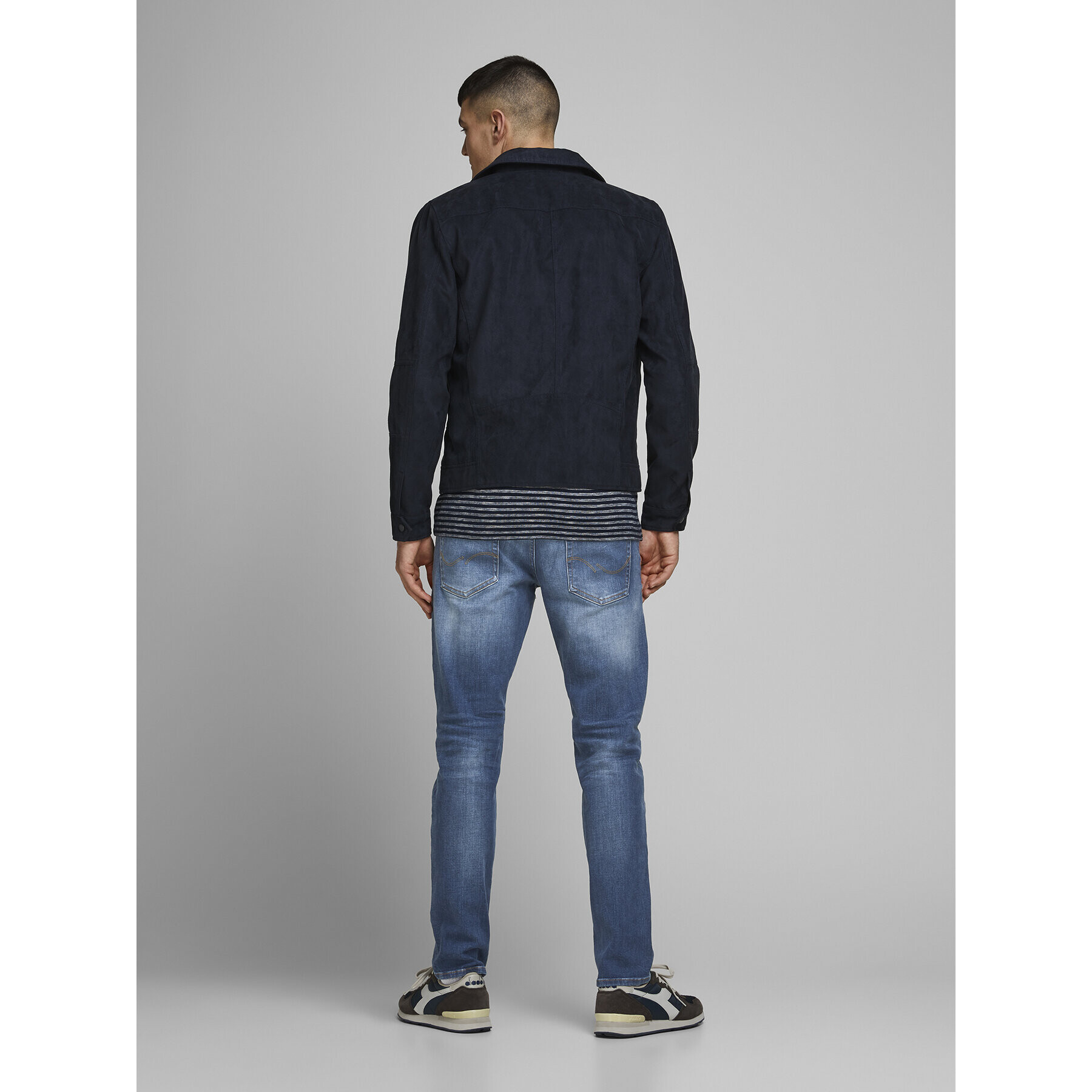 Jack&Jones Дънки Mike 12168290 Син Tapered Fit - Pepit.bg