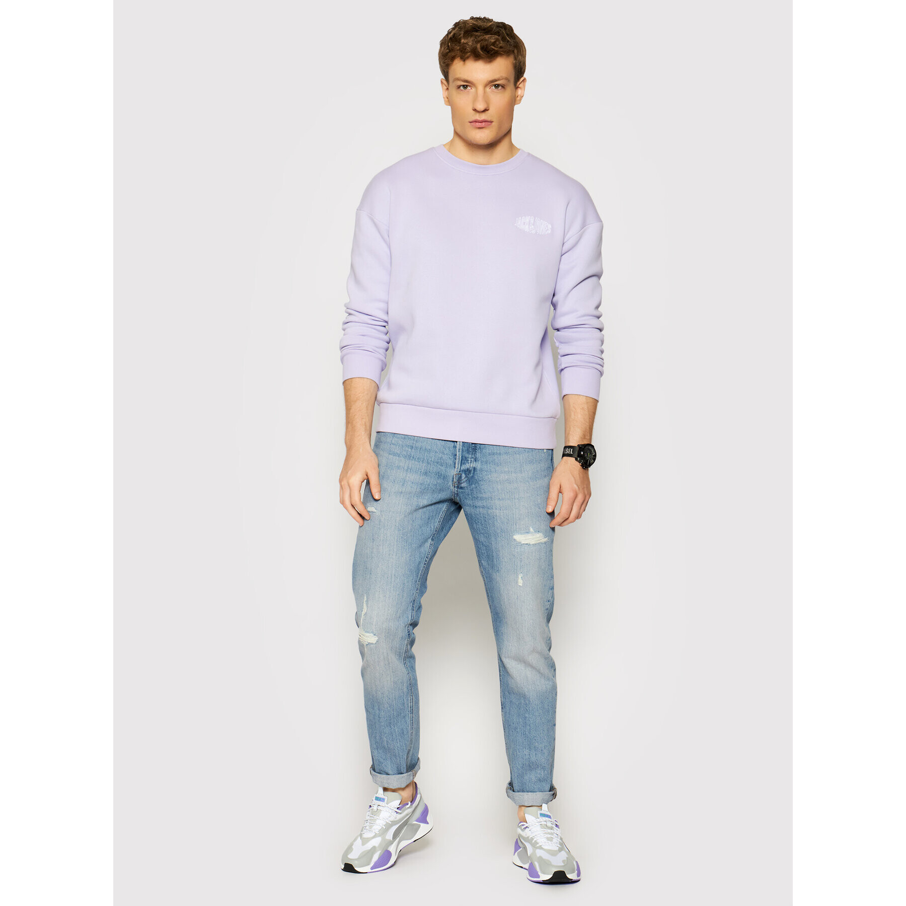 Jack&Jones Дънки Mike 12190934 Син Regular Fit - Pepit.bg