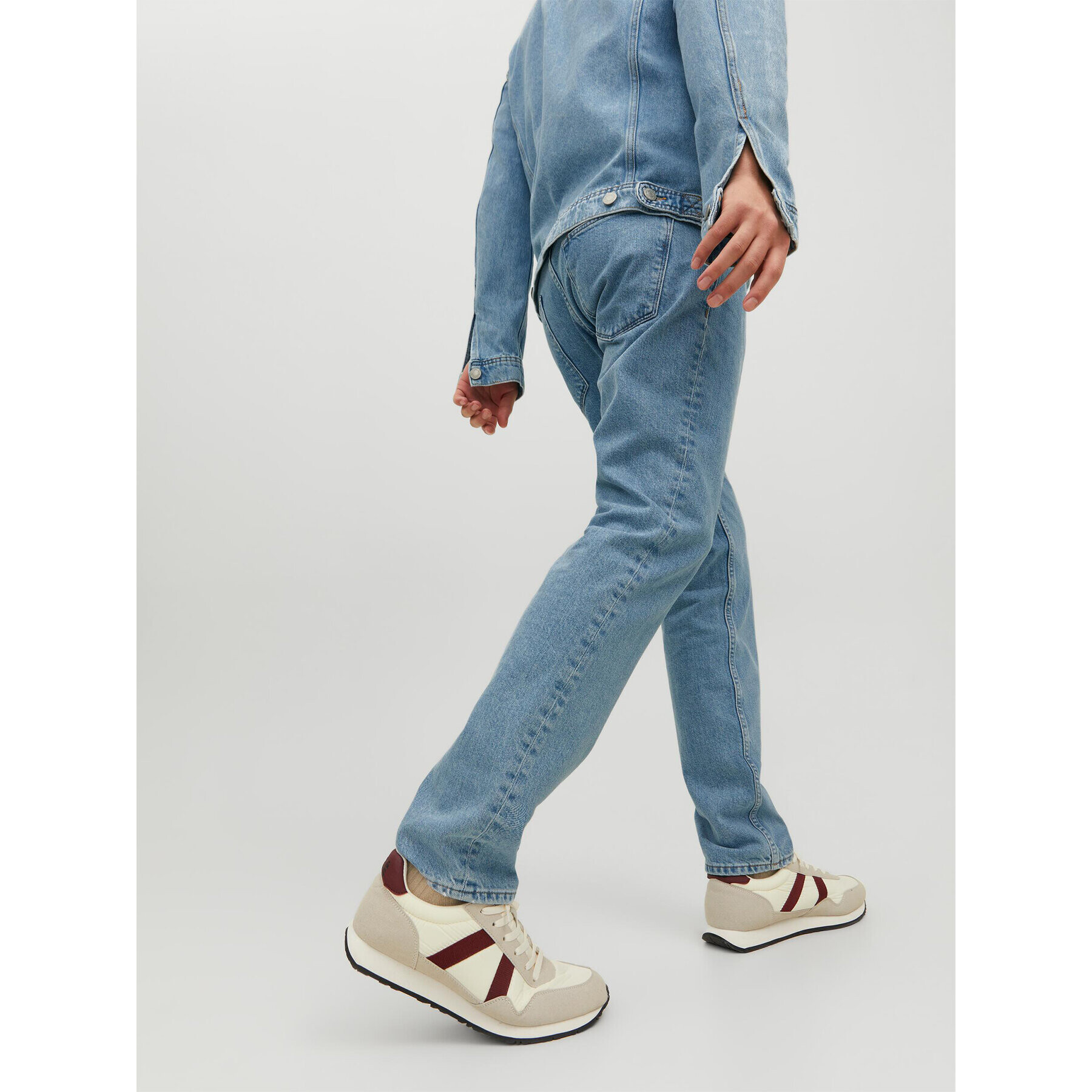Jack&Jones Дънки Mike 12229553 Син Tapered Fit - Pepit.bg