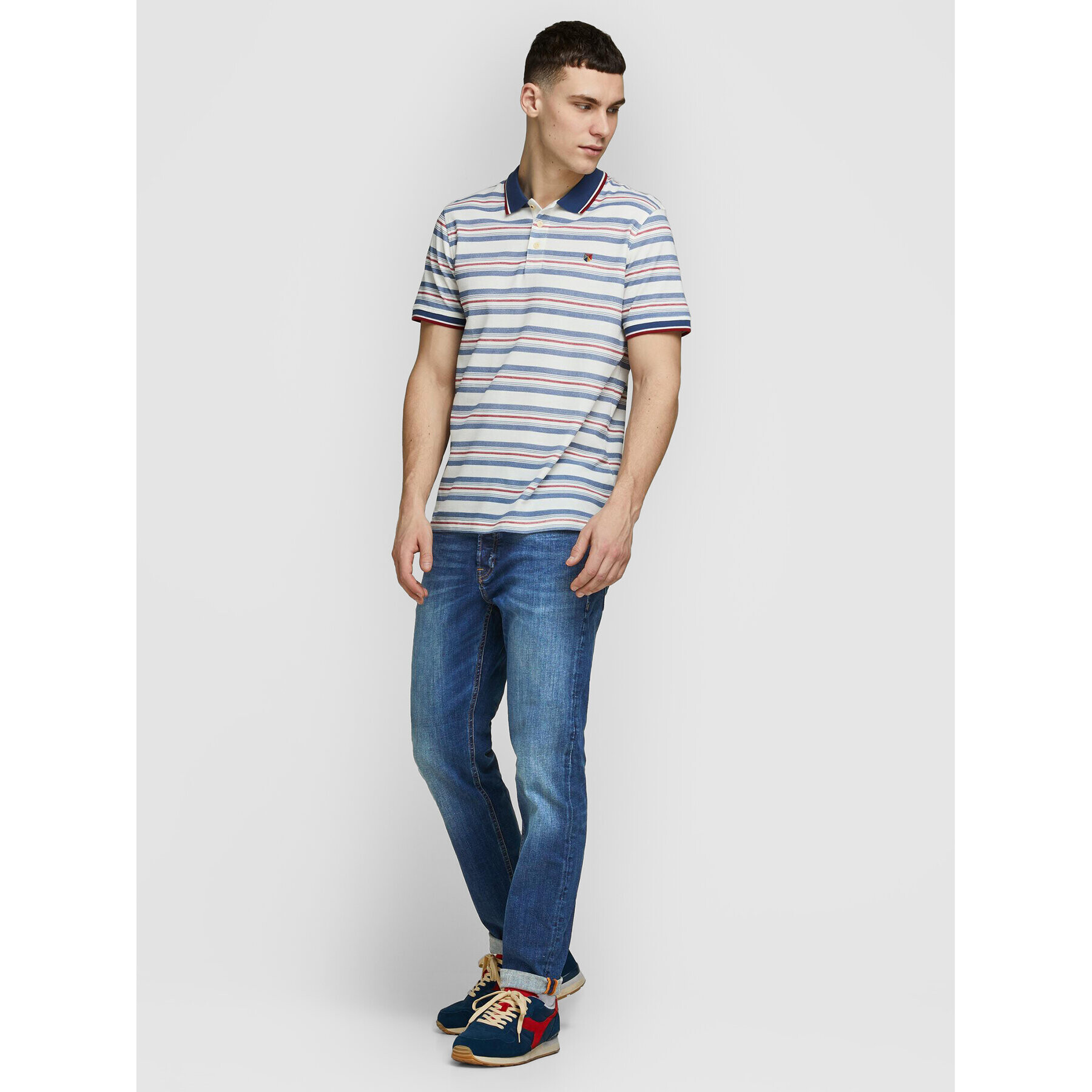 Jack&Jones Дънки Pete 12195547 Син Skinny Fit - Pepit.bg