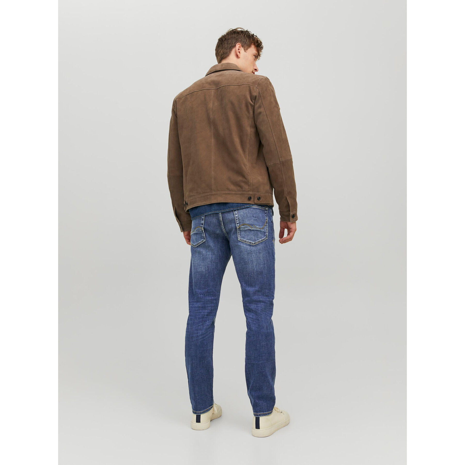 Jack&Jones Дънки Tim 12213158 Син Slim Fit - Pepit.bg