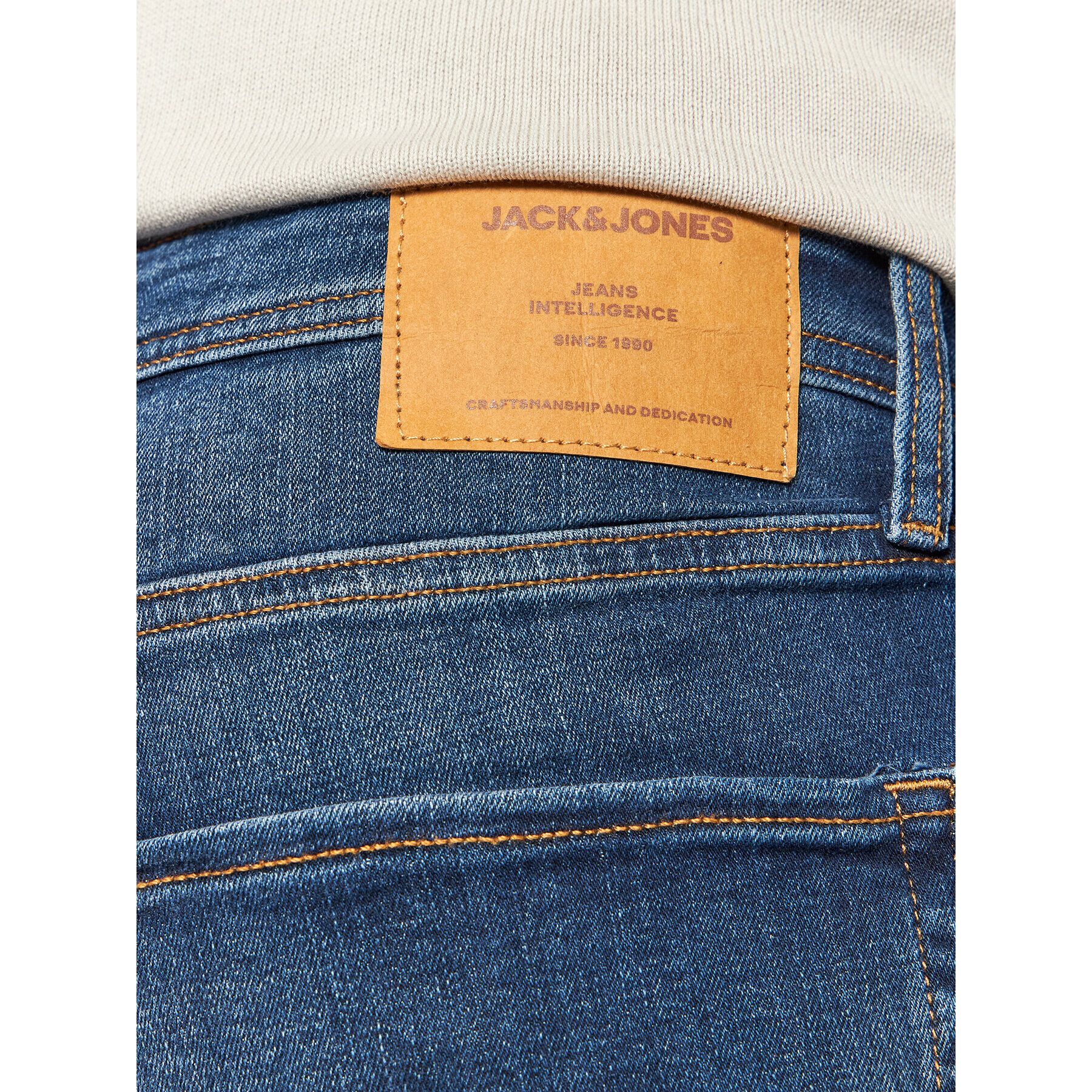 Jack&Jones Дънки Tim Original 12146384 Тъмносин Slim Fit - Pepit.bg