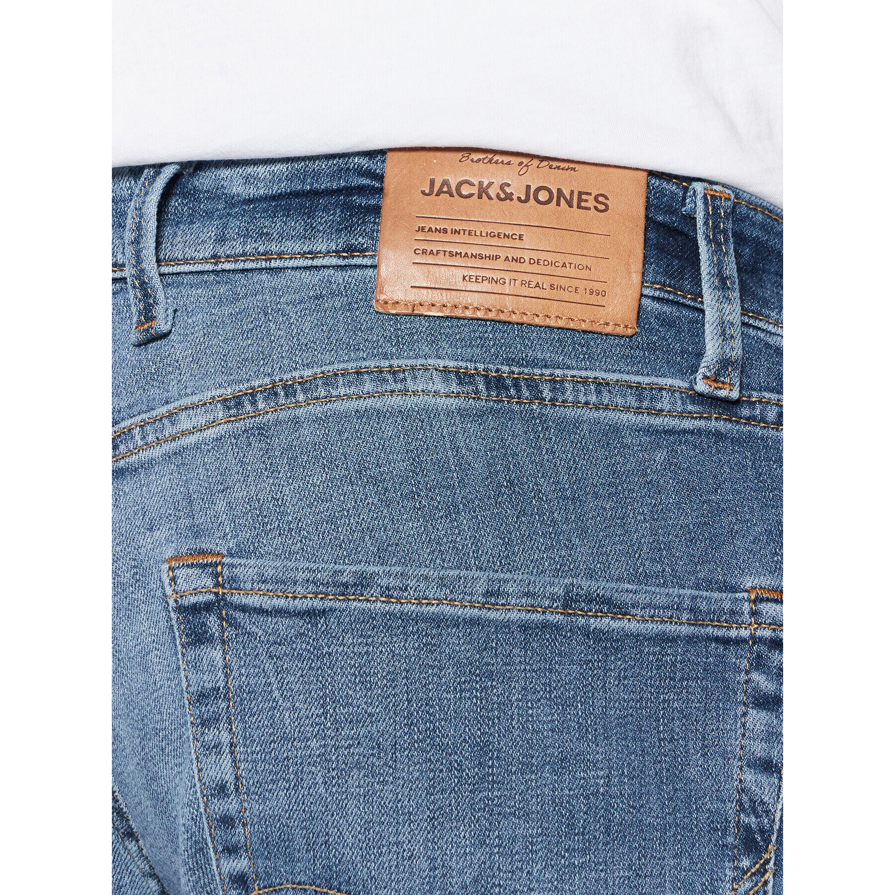 Jack&Jones Дънки Tim Vintage 12185877 Син Slim Fit - Pepit.bg