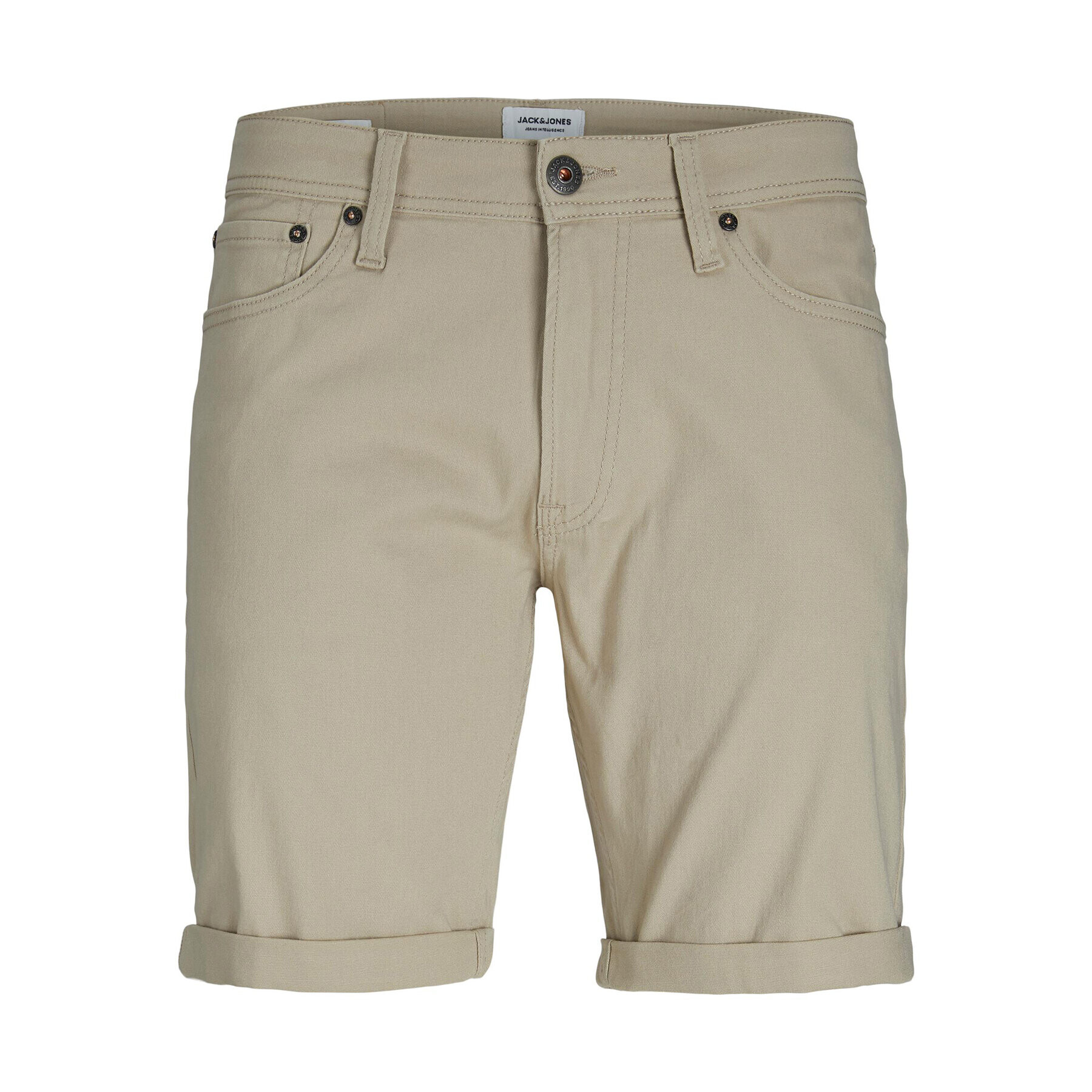 Jack&Jones Дънкови шорти 12165892 Бежов Regular Fit - Pepit.bg