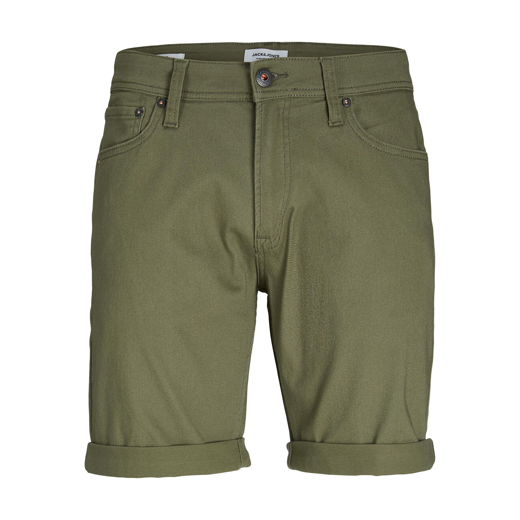 Jack&Jones Дънкови шорти Rick 12165892 Зелен Regular Fit - Pepit.bg
