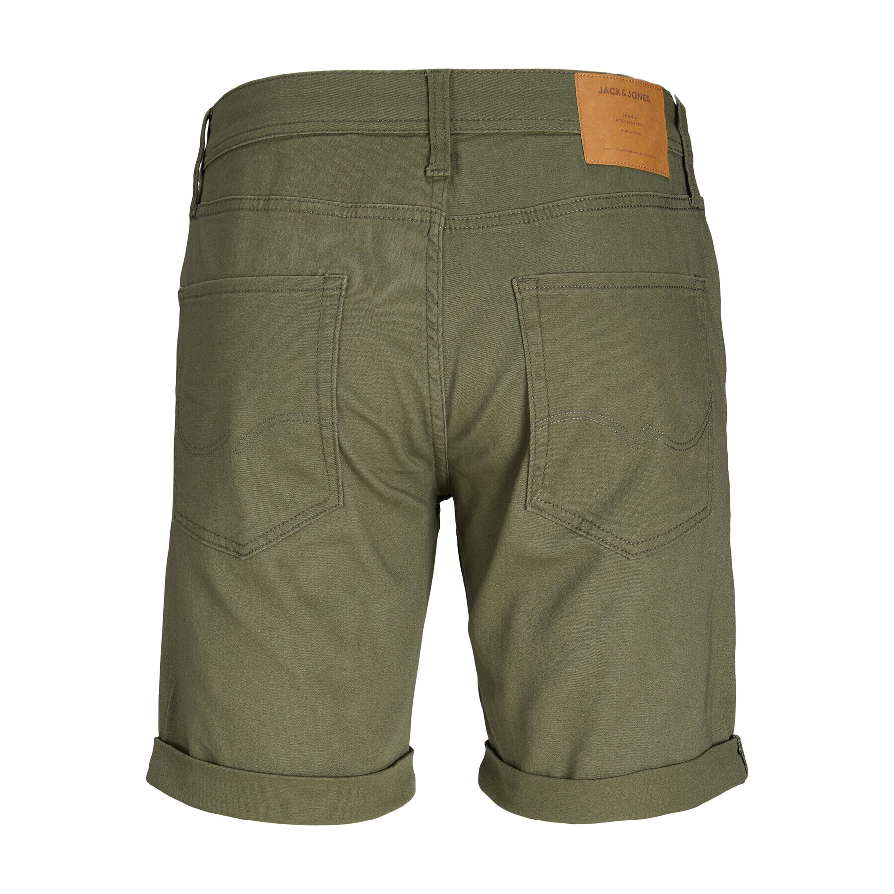 Jack&Jones Дънкови шорти Rick 12165892 Зелен Regular Fit - Pepit.bg