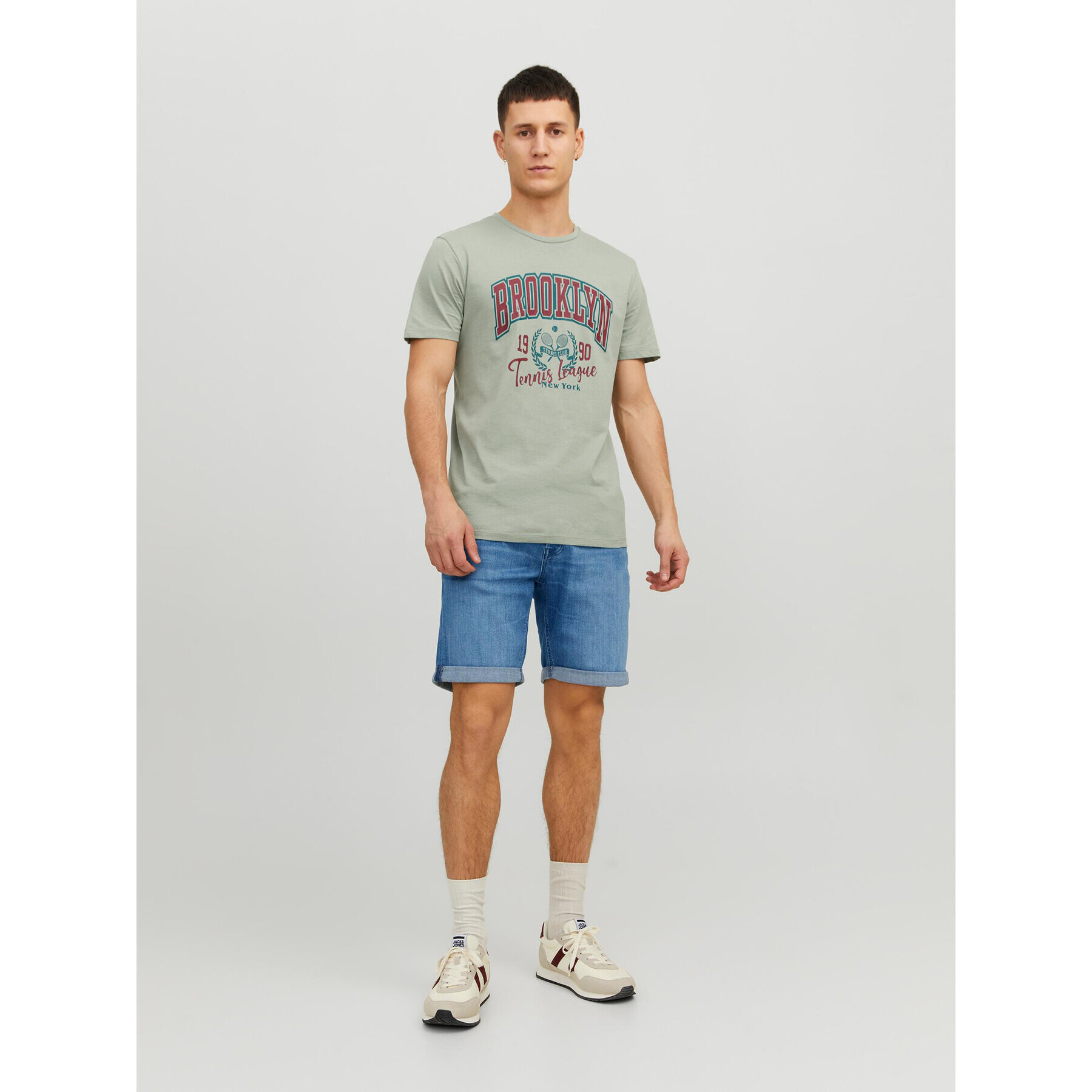 Jack&Jones Дънкови шорти 12225898 Син Regular Fit - Pepit.bg