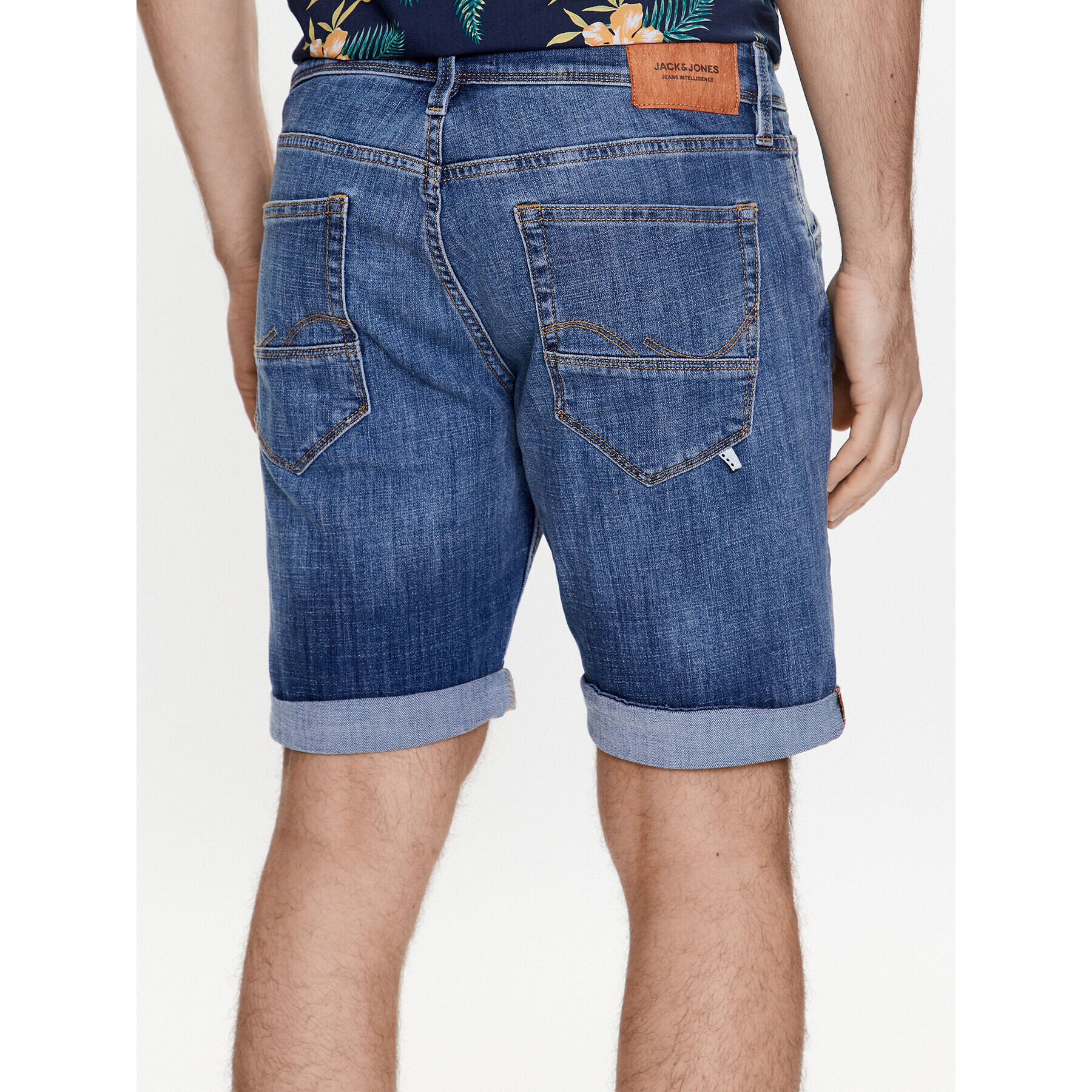 Jack&Jones Дънкови шорти Rick 12226230 Син Regular Fit - Pepit.bg