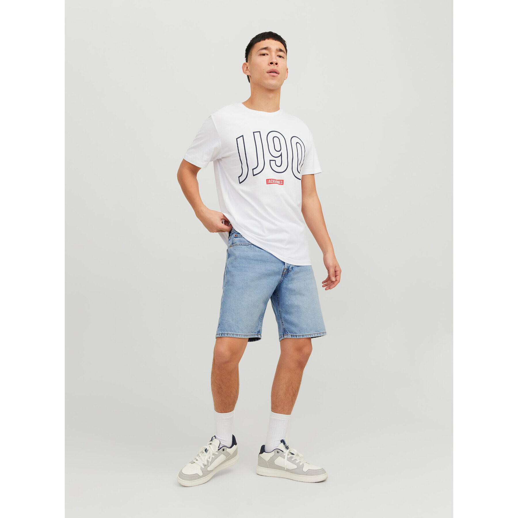 Jack&Jones Дънкови шорти Chris 12229154 Син Relaxed Fit - Pepit.bg