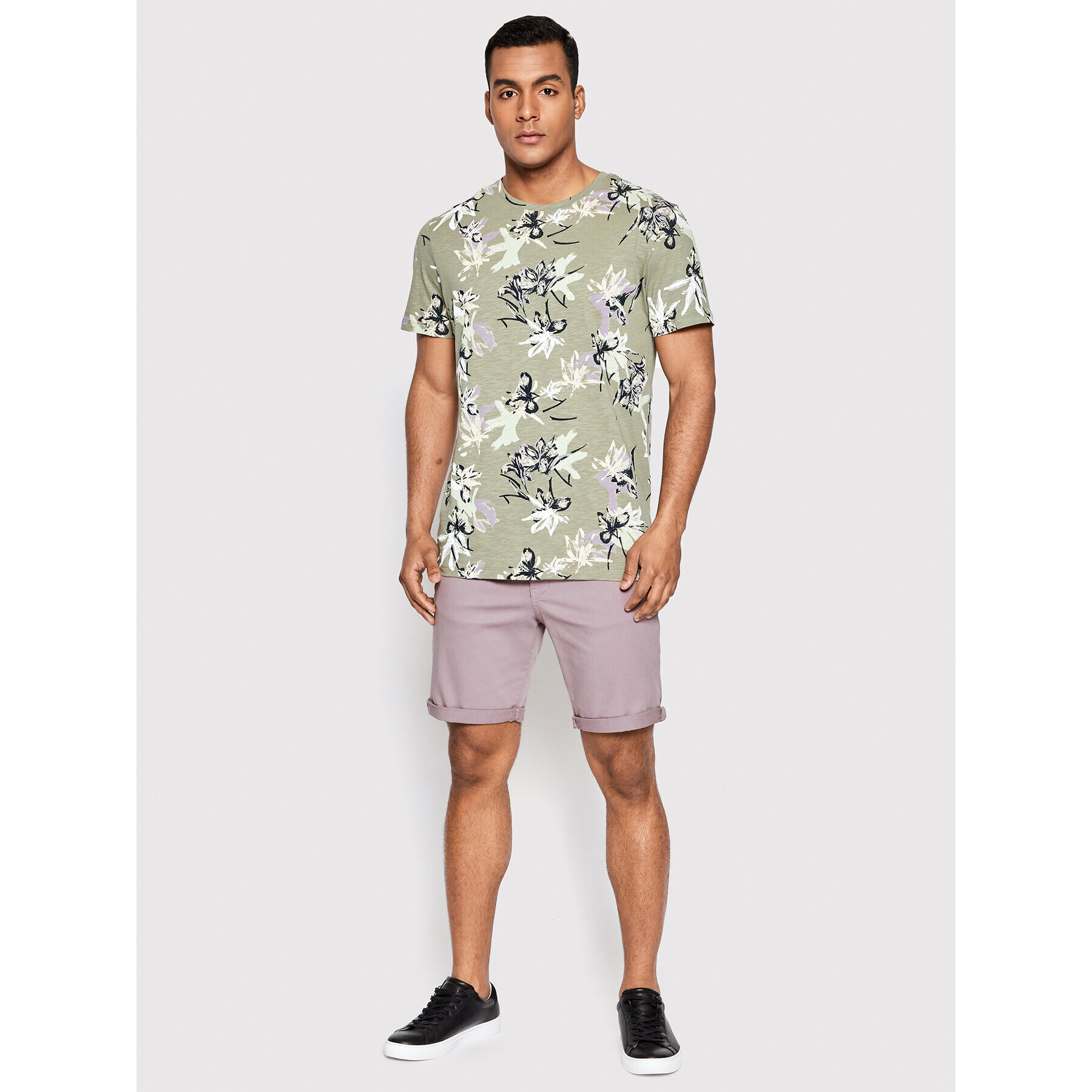 Jack&Jones Дънкови шорти Fred 12188326 Виолетов Regular Fit - Pepit.bg