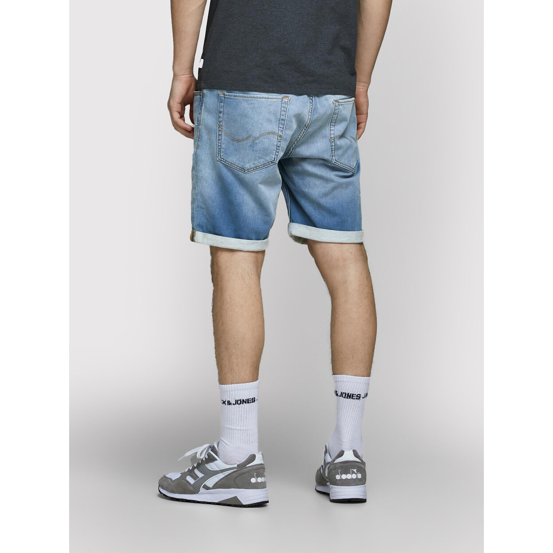 Jack&Jones Дънкови шорти Rick 12166272 Син Regular Fit - Pepit.bg