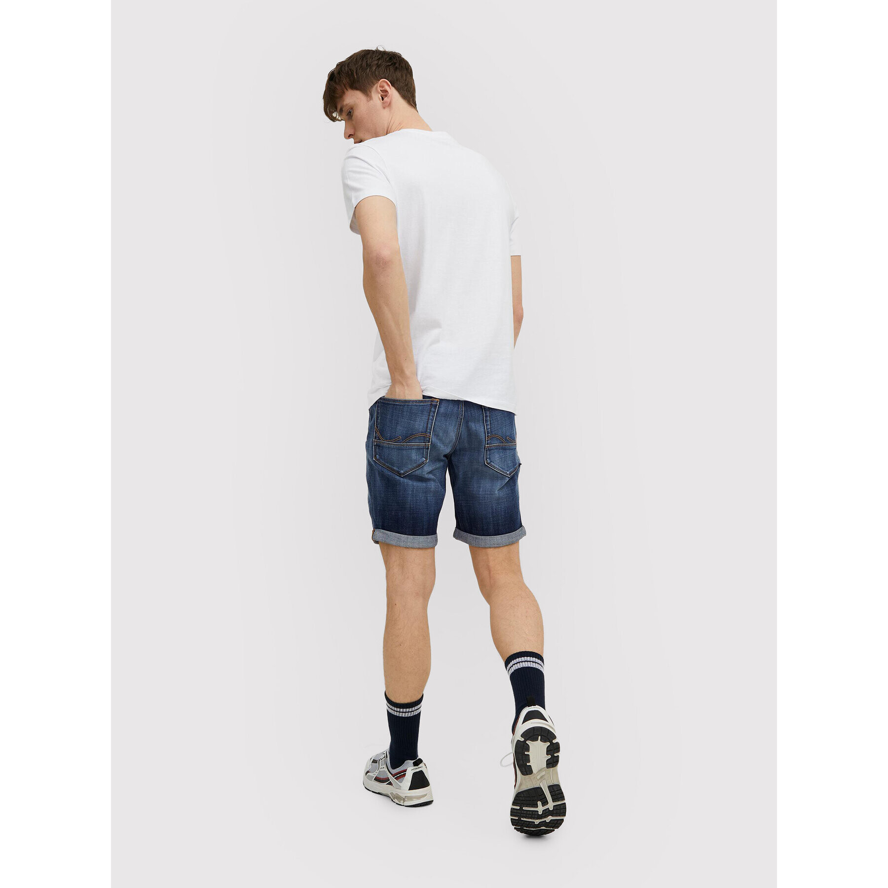 Jack&Jones Дънкови шорти Rick 12201629 Син Regular Fit - Pepit.bg