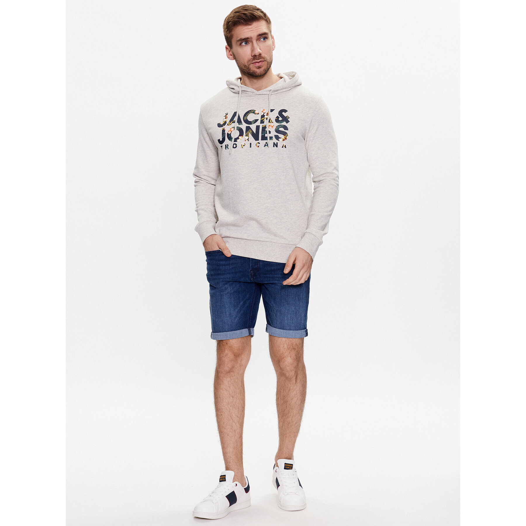 Jack&Jones Дънкови шорти Rick 12225900 Тъмносин Regular Fit - Pepit.bg