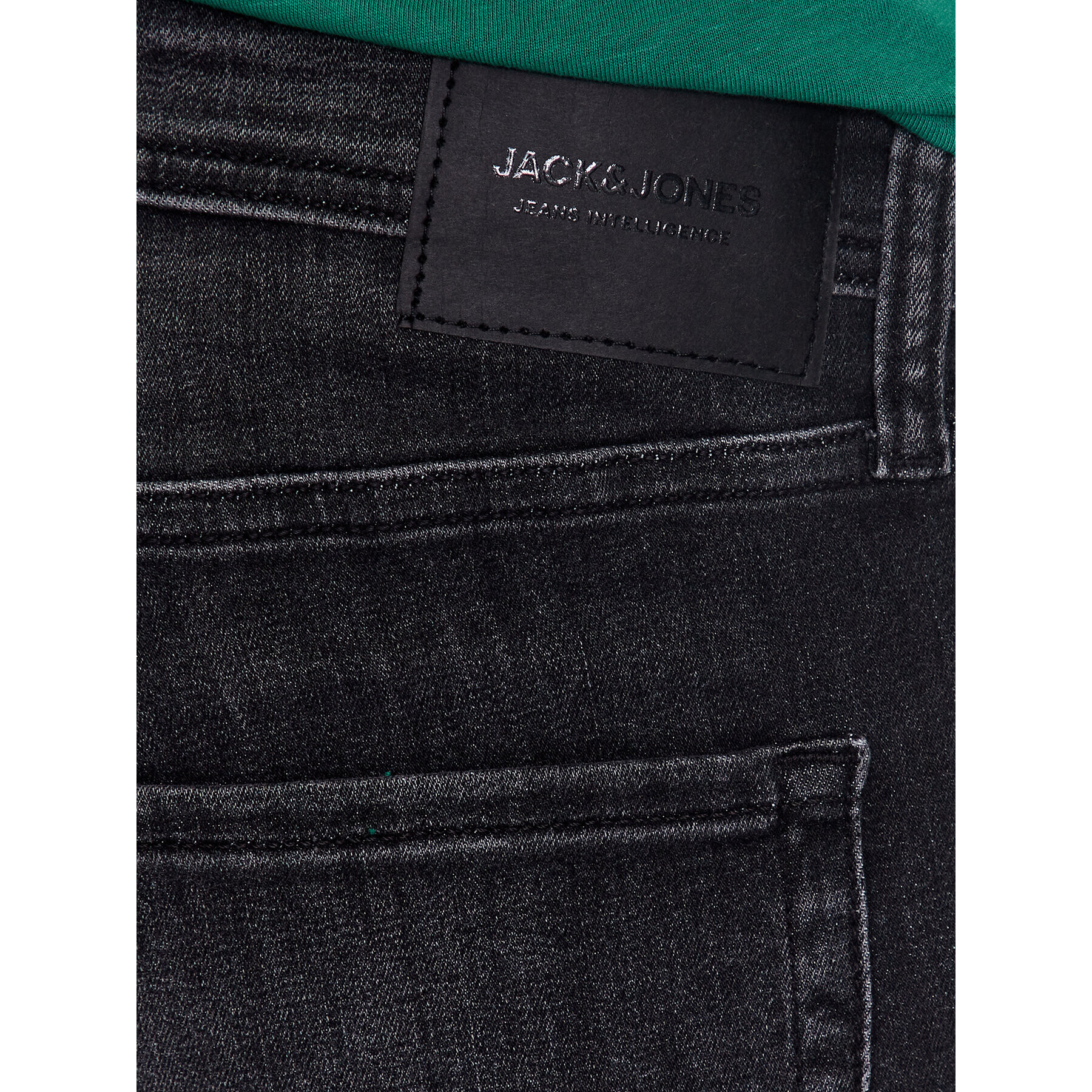 Jack&Jones Дънкови шорти Rick 12225902 Черен Regular Fit - Pepit.bg