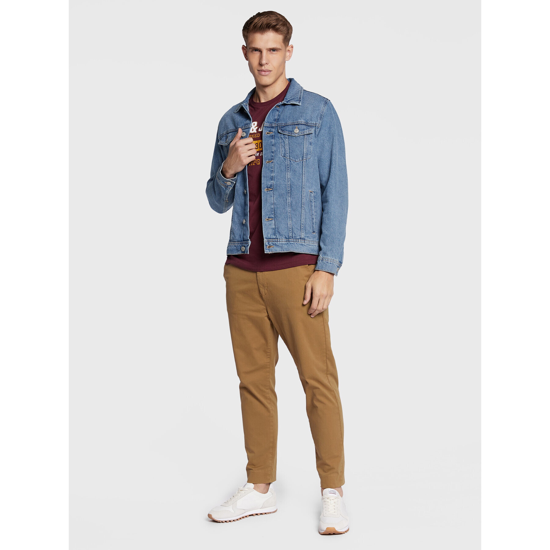 Jack&Jones Дънково яке Jean 12212801 Син Regular Fit - Pepit.bg