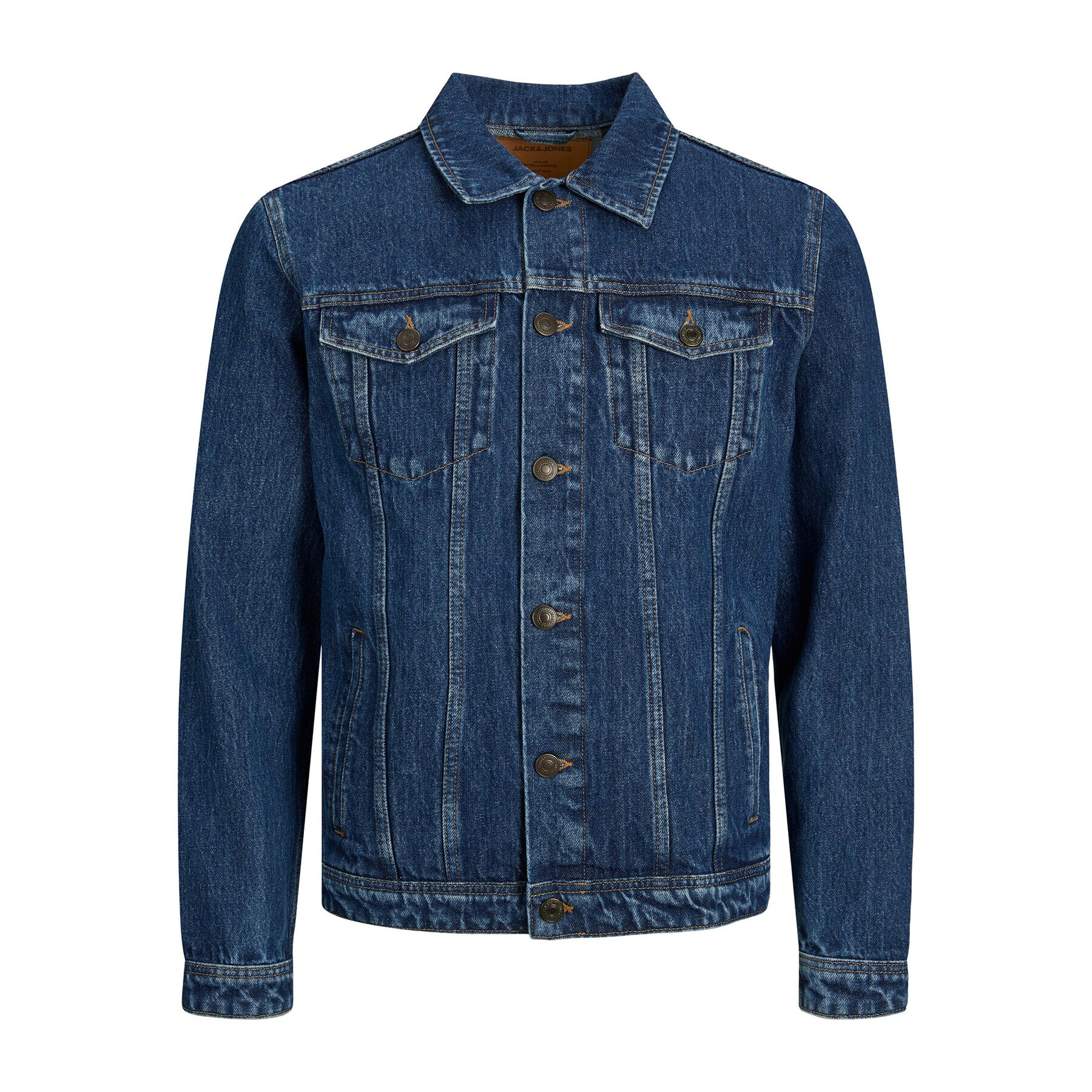 Jack&Jones Дънково яке Jean 12237196 Тъмносин Regular Fit - Pepit.bg