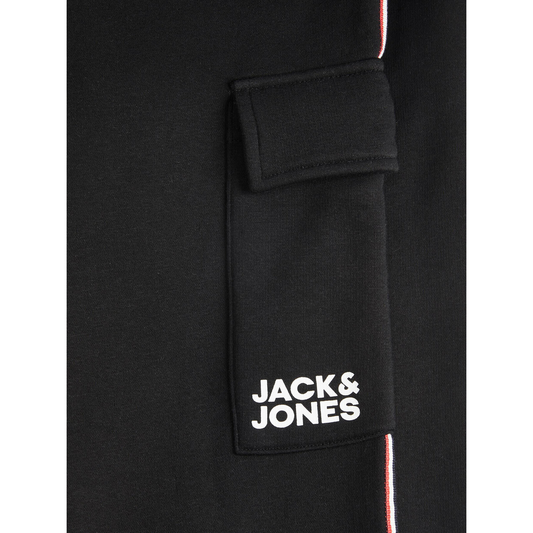 Jack&Jones Долнище анцуг Gordon 12225164 Черен Regular Fit - Pepit.bg