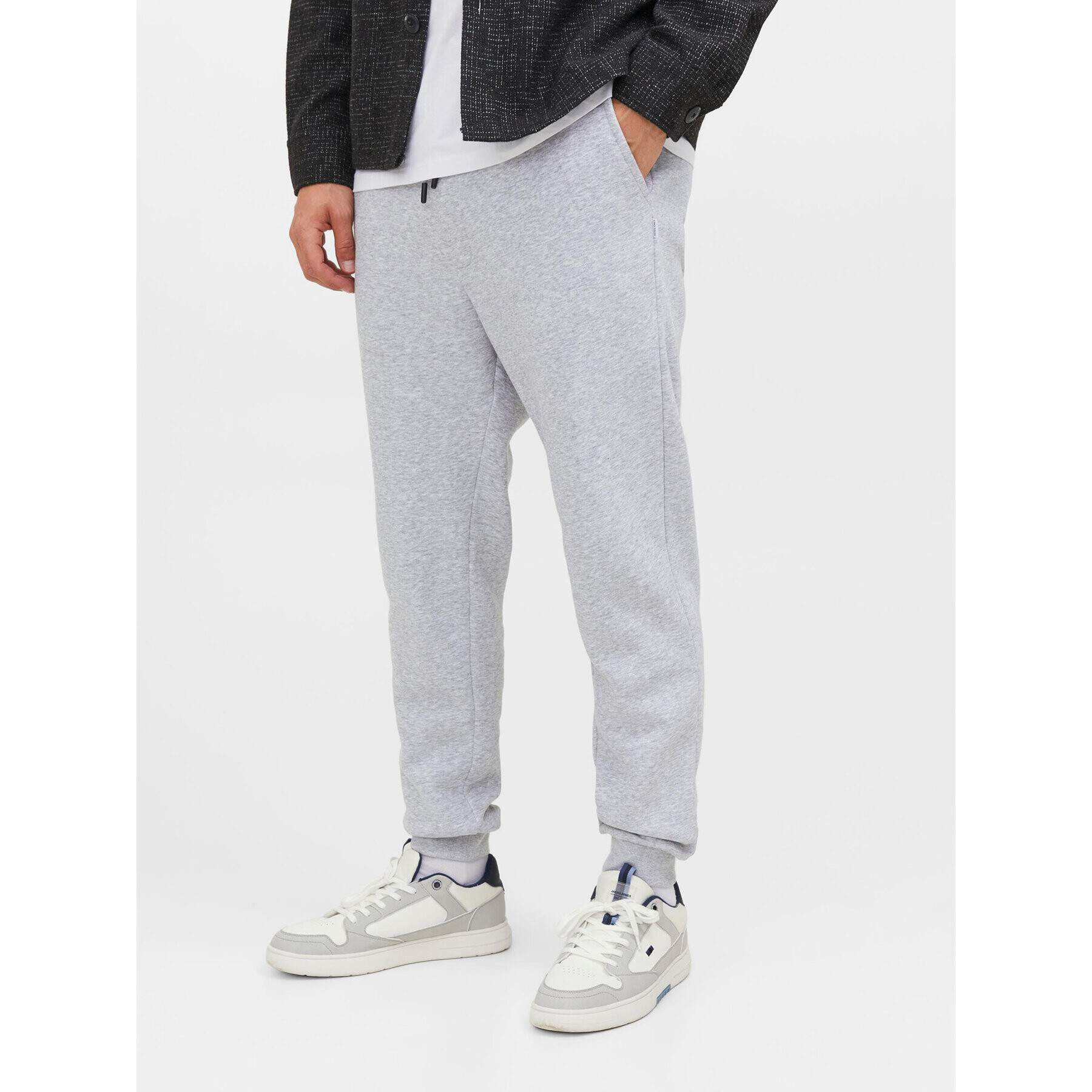 Jack&Jones Долнище анцуг Gordon 12249274 Сив Regular Fit - Pepit.bg