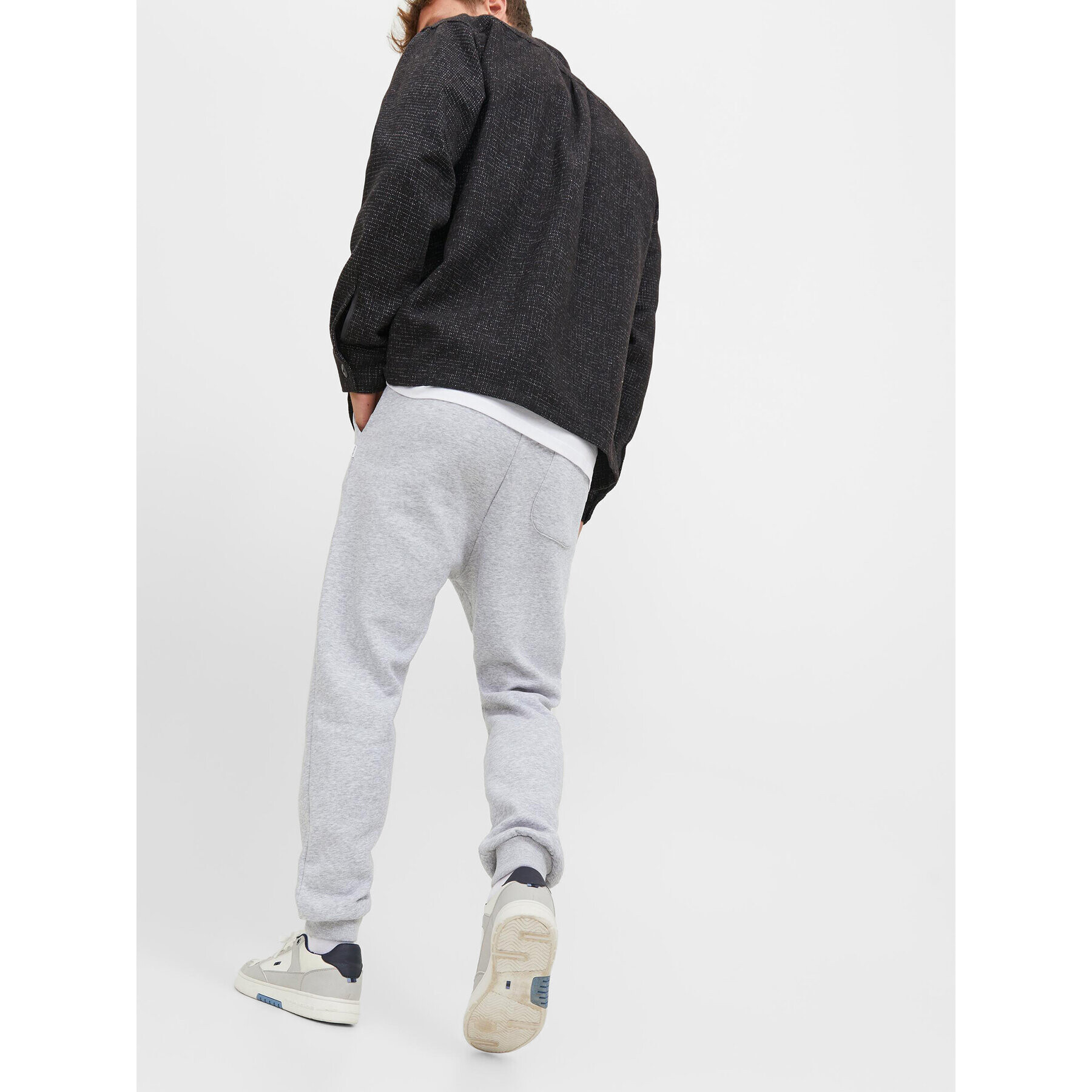 Jack&Jones Долнище анцуг Gordon 12249274 Сив Regular Fit - Pepit.bg