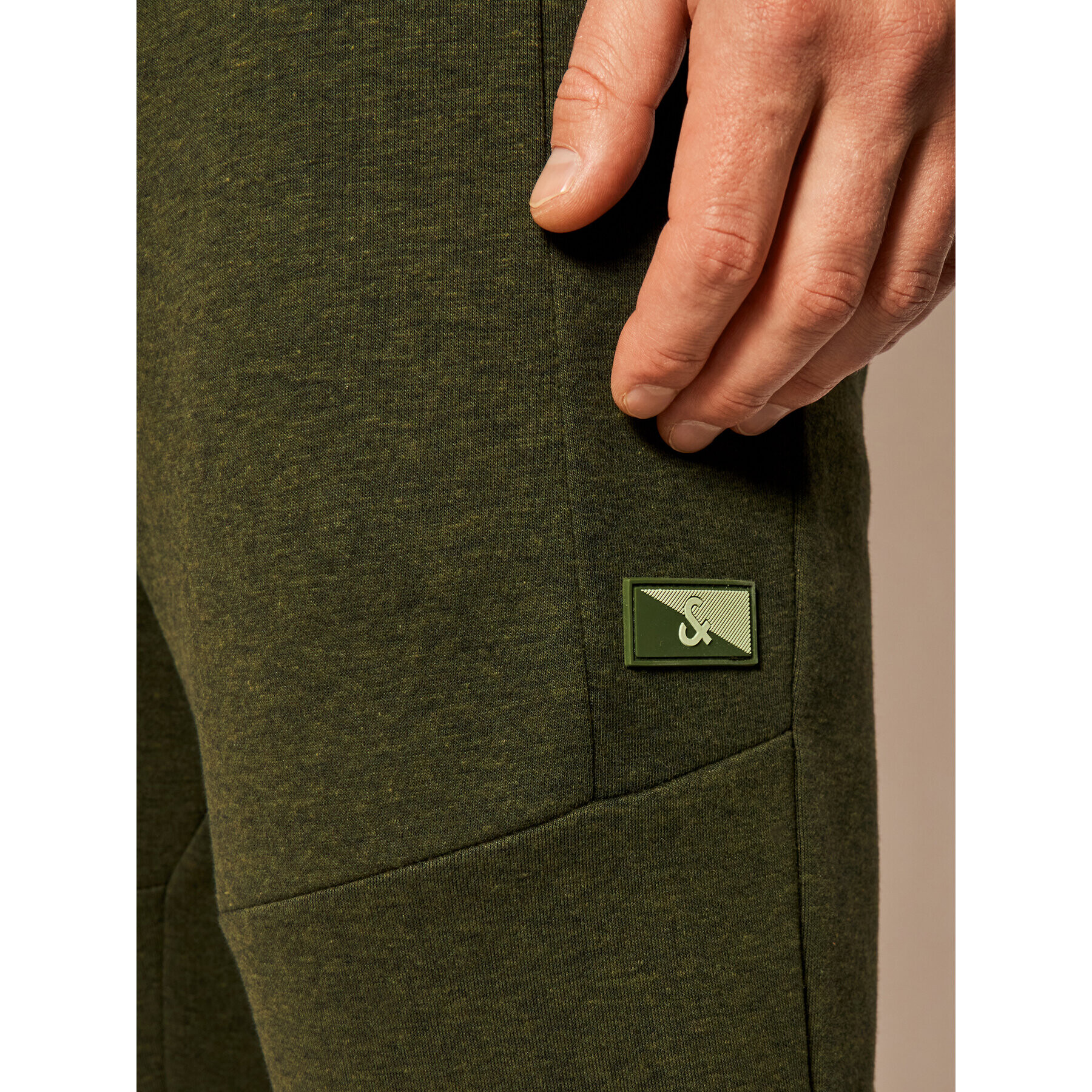 Jack&Jones Долнище анцуг Will Air Sweat Noos 12184970 Зелен Regular Fit - Pepit.bg