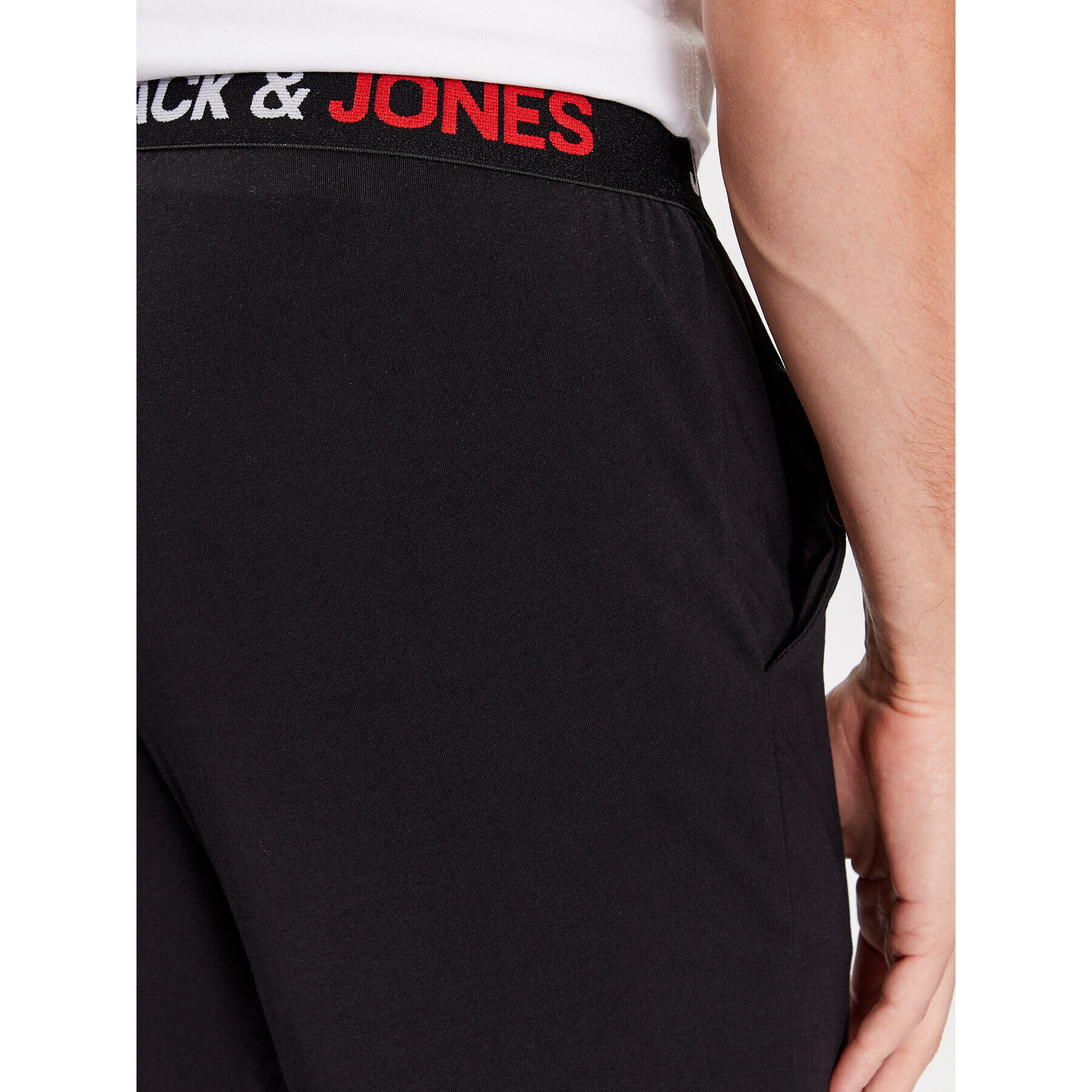Jack&Jones Долнище на пижама 12244401 Черен Regular Fit - Pepit.bg