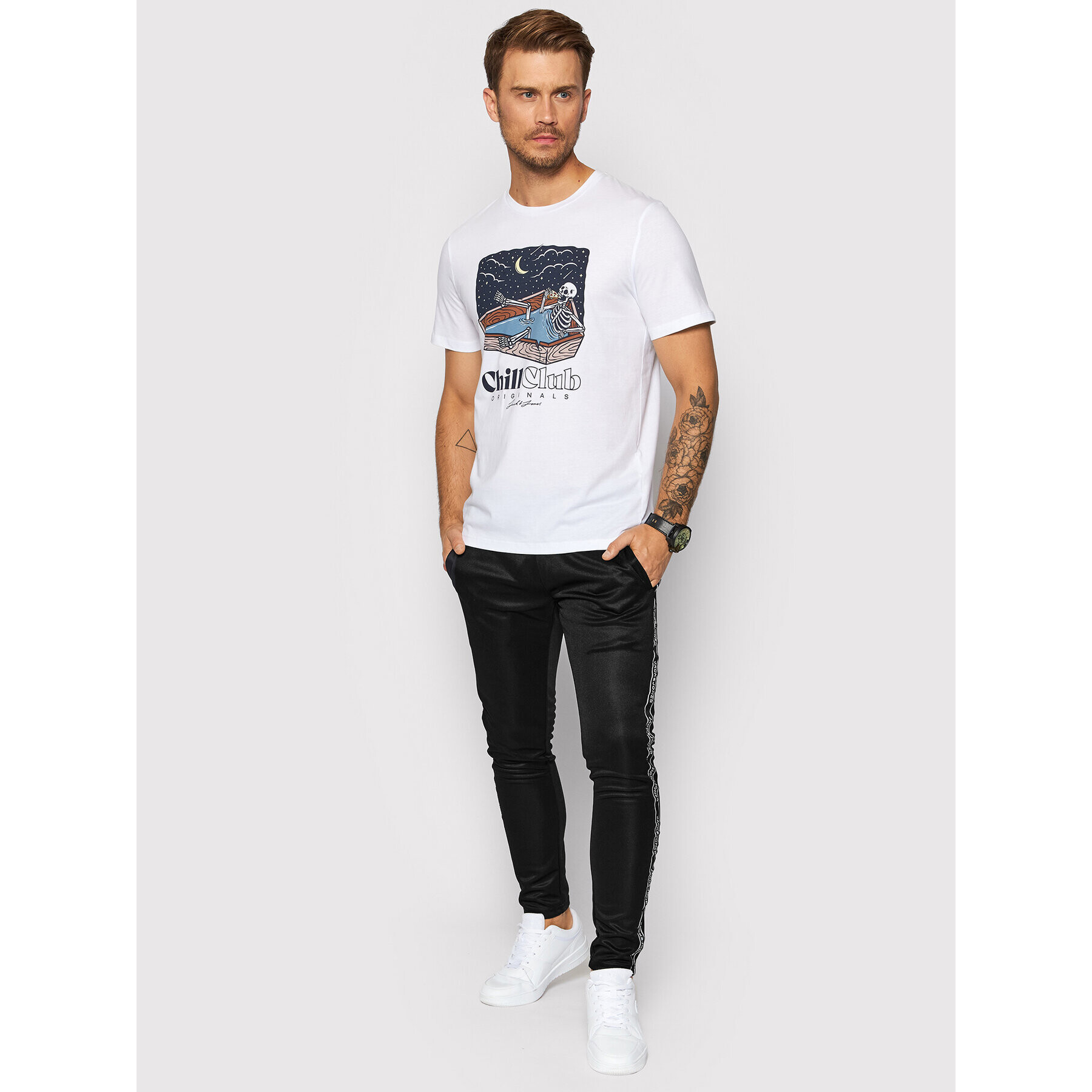 Jack&Jones Долнище анцуг 12193274 Will Черен Slim Fit - Pepit.bg