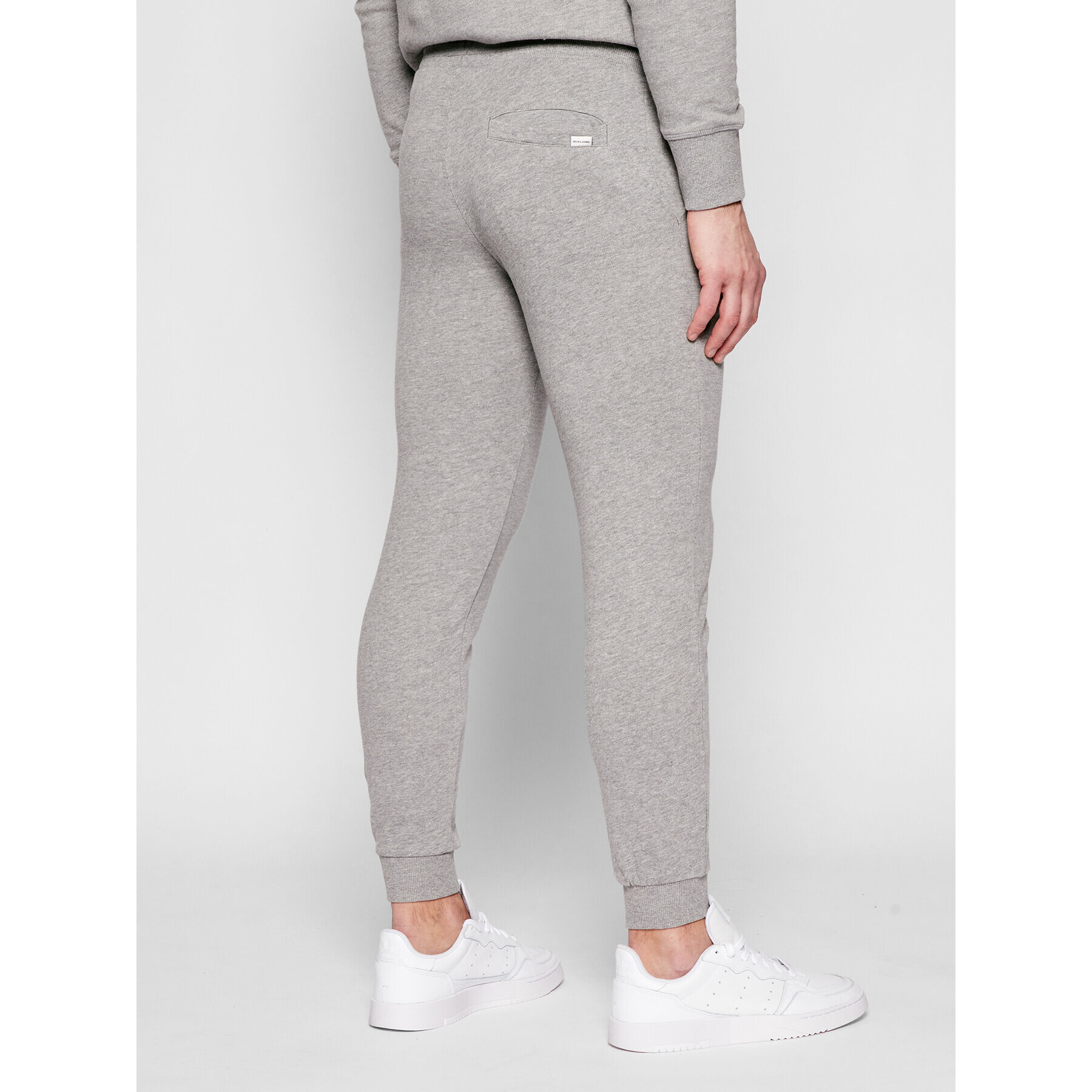 Jack&Jones Долнище анцуг Gordon 12165322 Сив Regular Fit - Pepit.bg