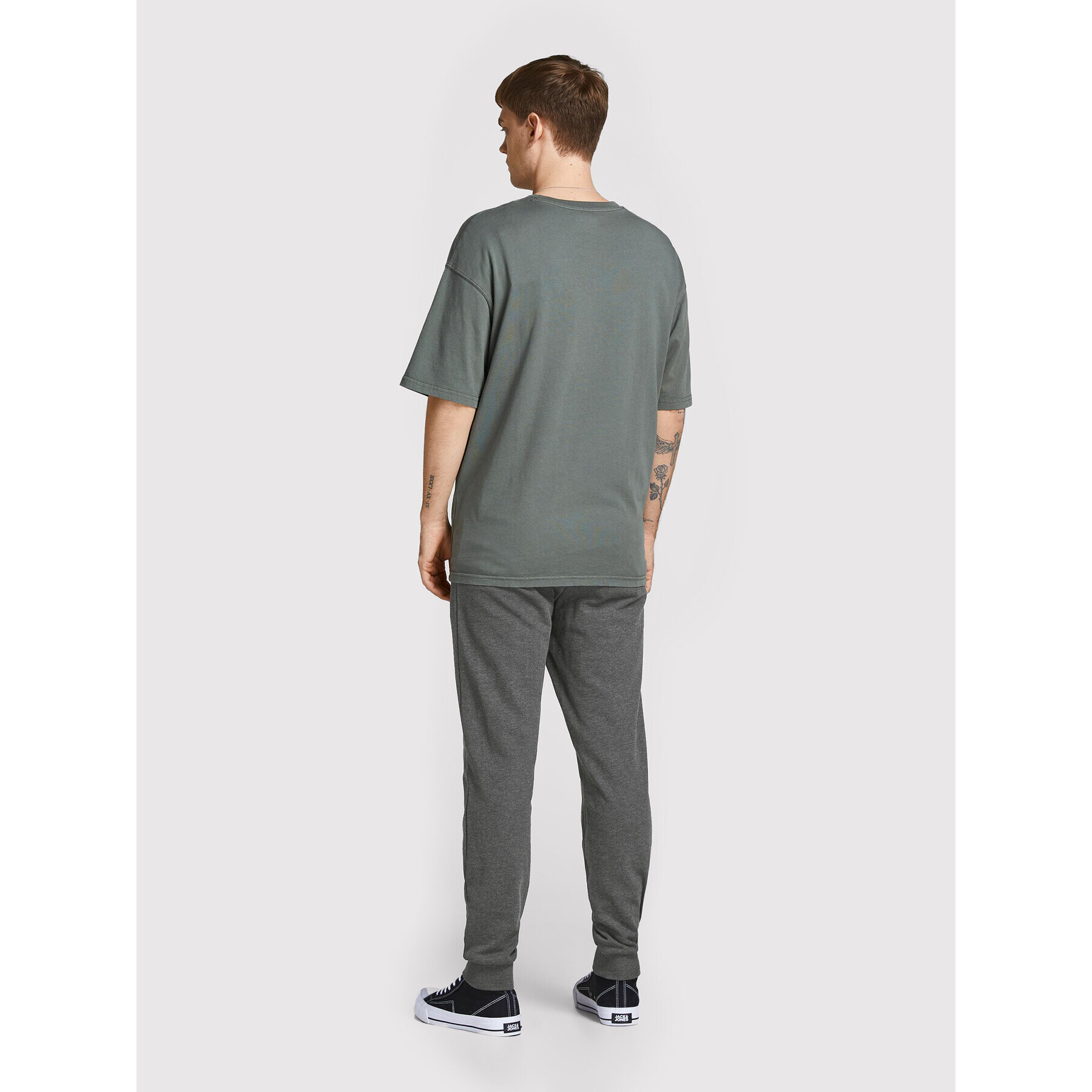Jack&Jones Долнище анцуг Gordon 12165322 Сив Regular Fit - Pepit.bg