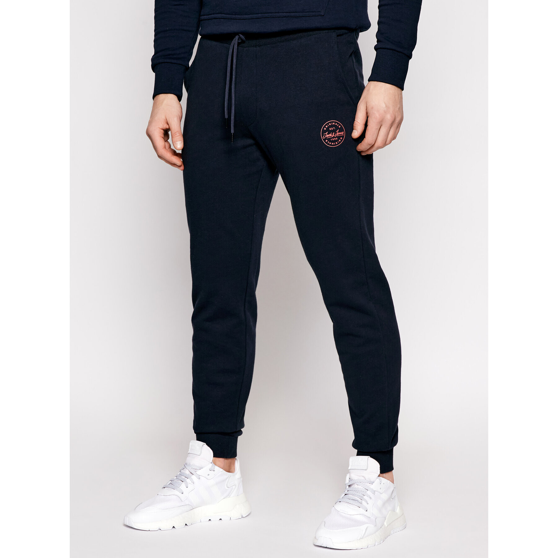 Jack&Jones Долнище анцуг Gordon 12165322 Тъмносин Regular Fit - Pepit.bg