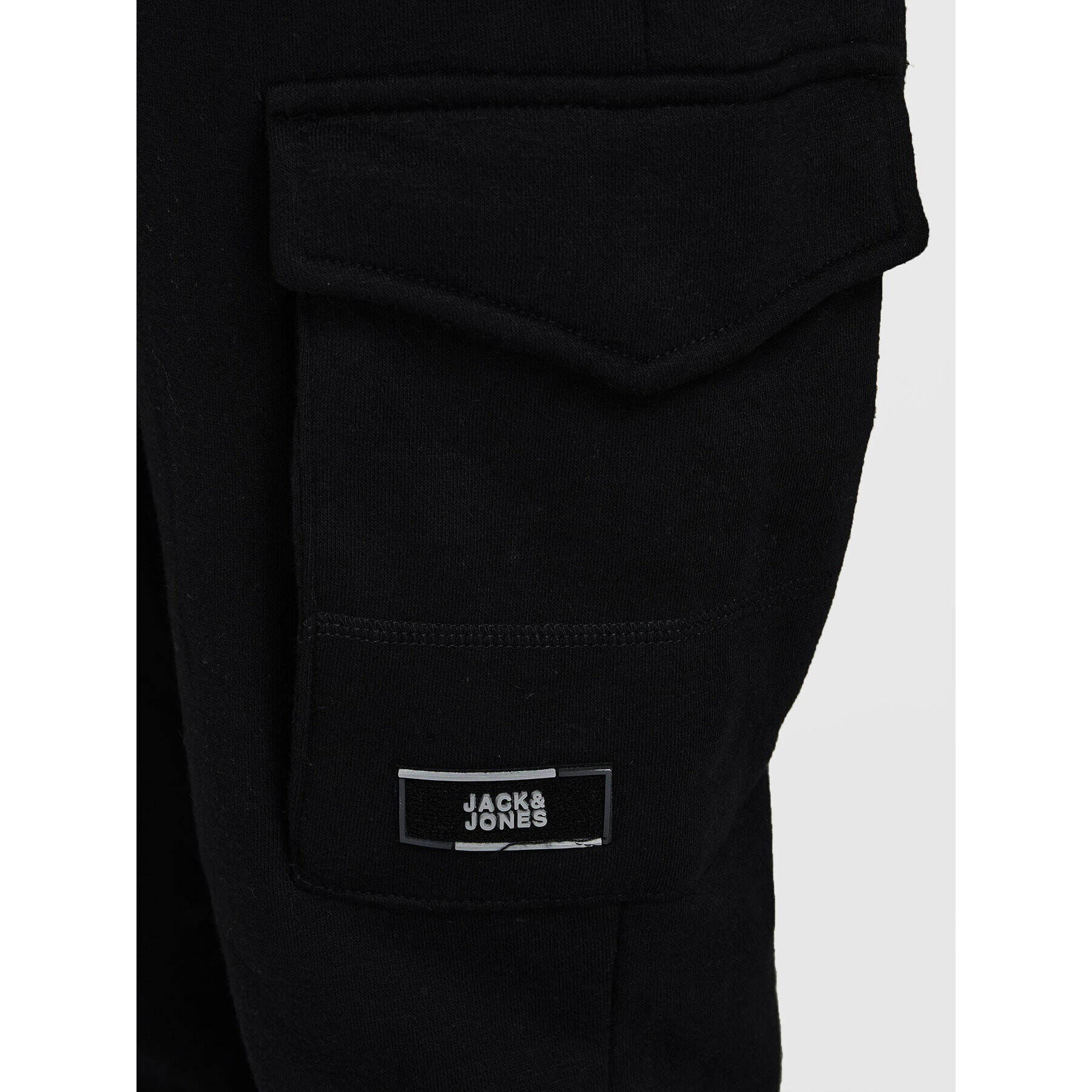 Jack&Jones Долнище анцуг Gordon 12195583 Черен Regular Fit - Pepit.bg