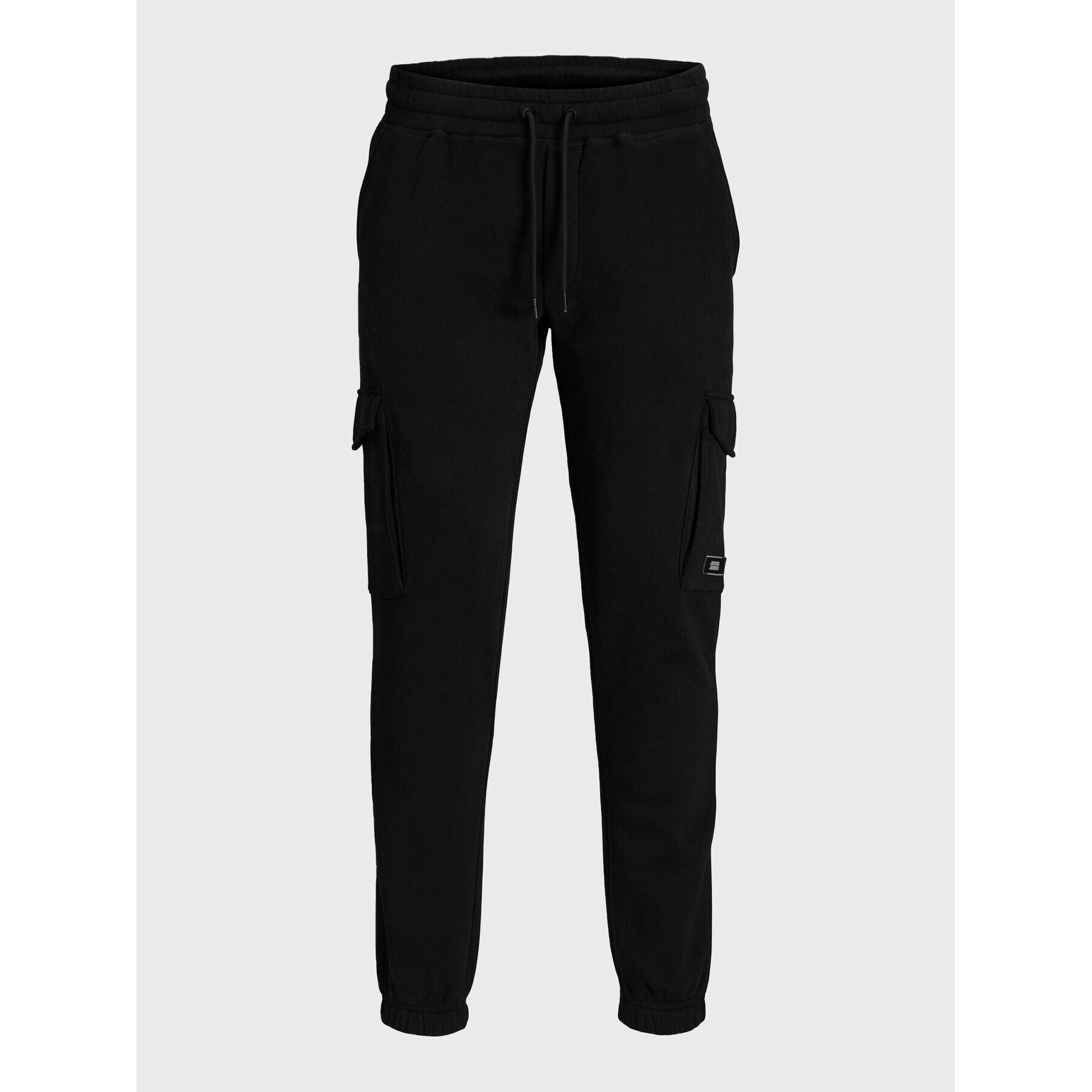 Jack&Jones Долнище анцуг Gordon 12195583 Черен Regular Fit - Pepit.bg