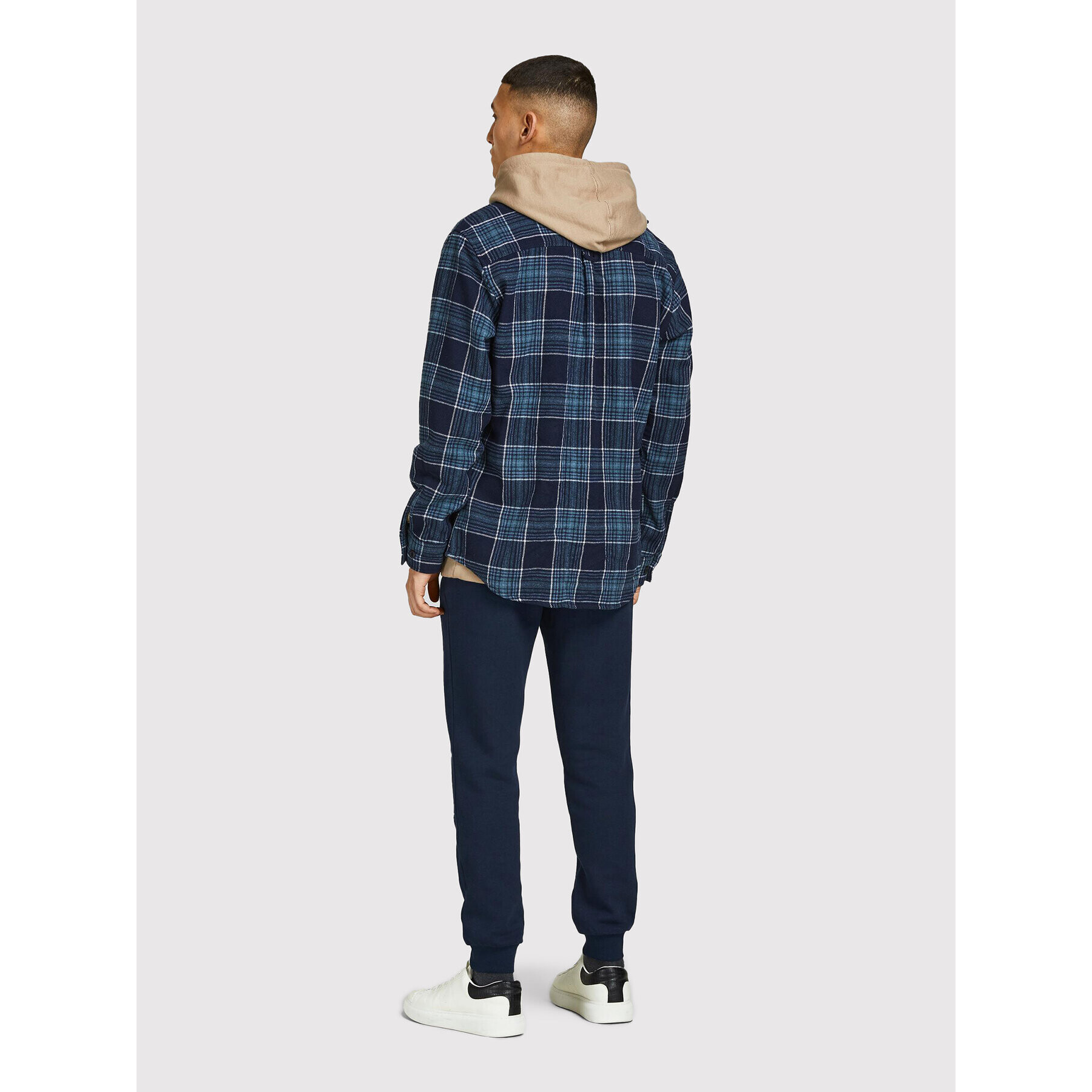 Jack&Jones Долнище анцуг Gordon 12195726 Тъмносин Regular Fit - Pepit.bg