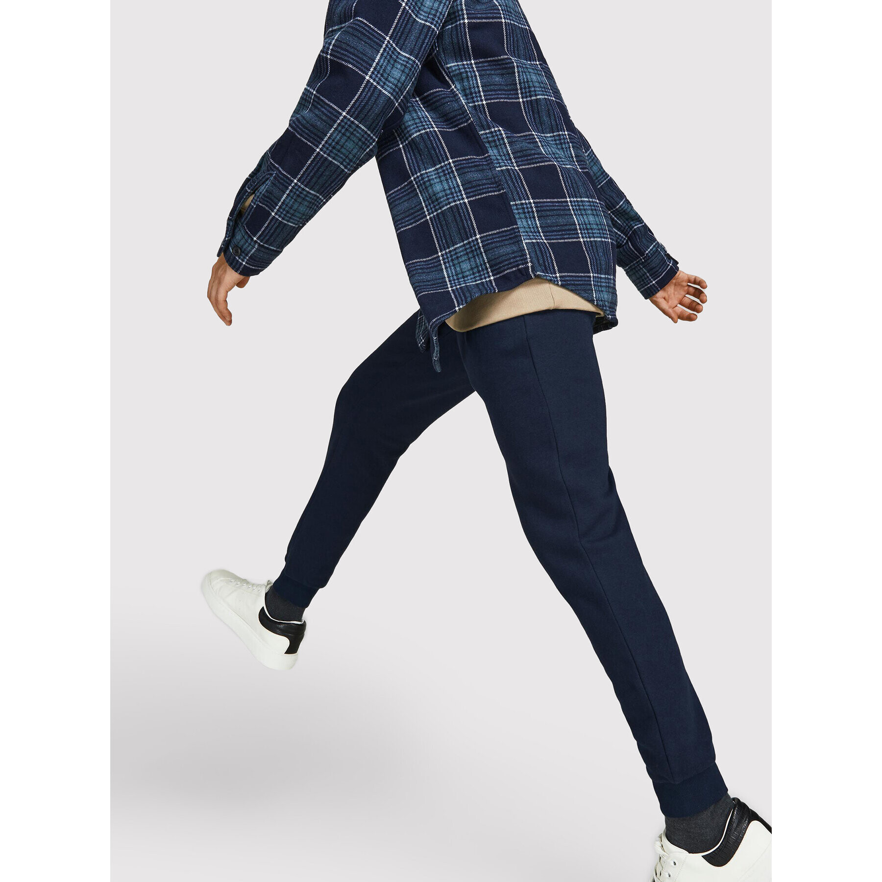 Jack&Jones Долнище анцуг Gordon 12195726 Тъмносин Regular Fit - Pepit.bg