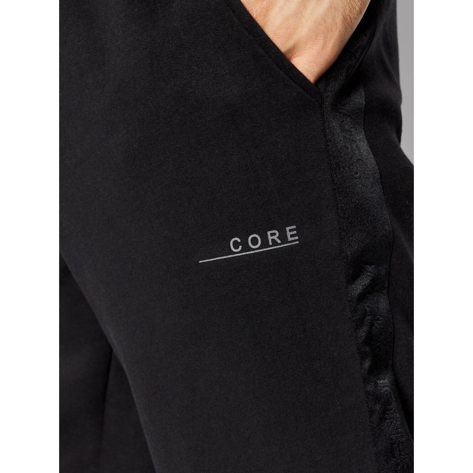Jack&Jones Долнище анцуг Gordon 12198565 Черен Regular Fit - Pepit.bg