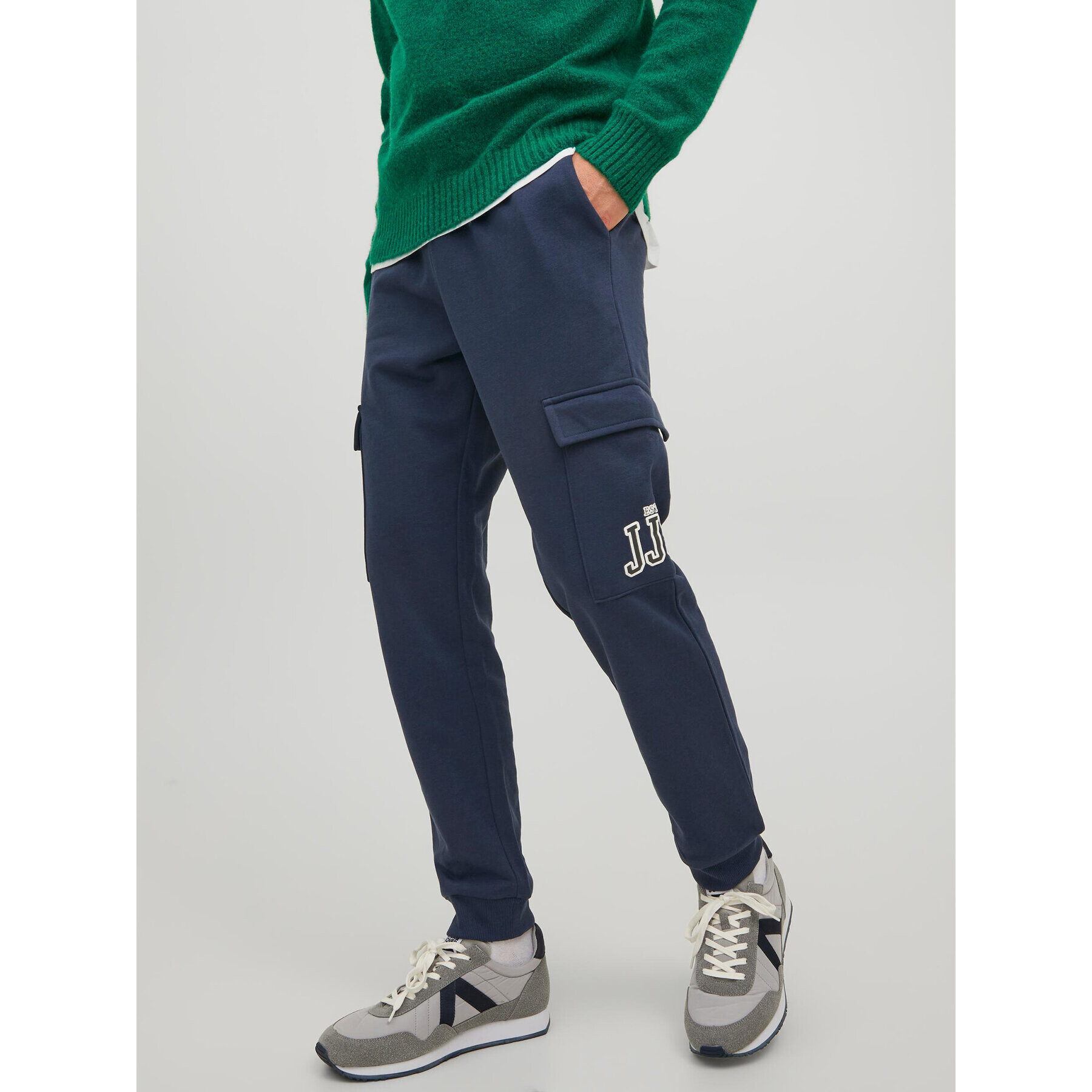 Jack&Jones Долнище анцуг Gordon 12212524 Тъмносин Regular Fit - Pepit.bg
