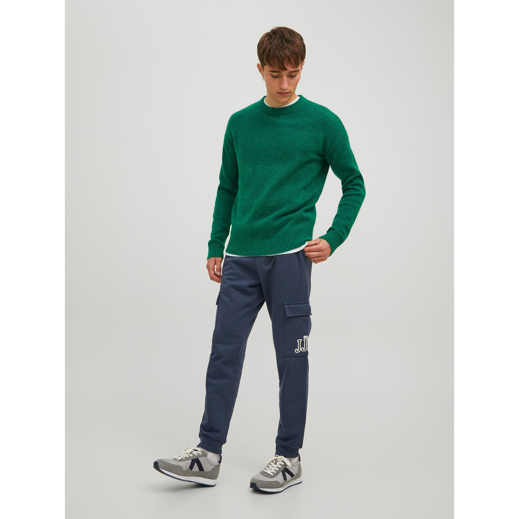 Jack&Jones Долнище анцуг Gordon 12212524 Тъмносин Regular Fit - Pepit.bg