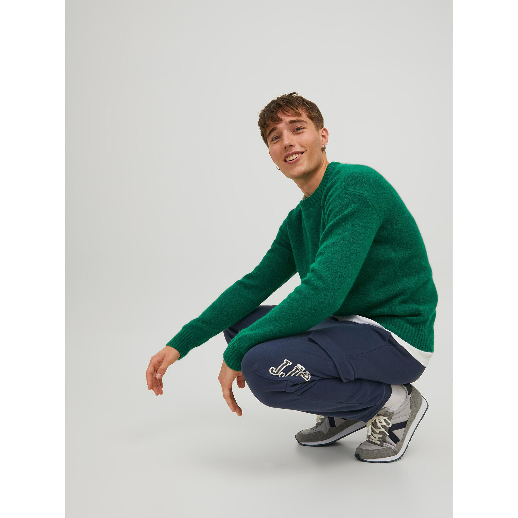 Jack&Jones Долнище анцуг Gordon 12212524 Тъмносин Regular Fit - Pepit.bg