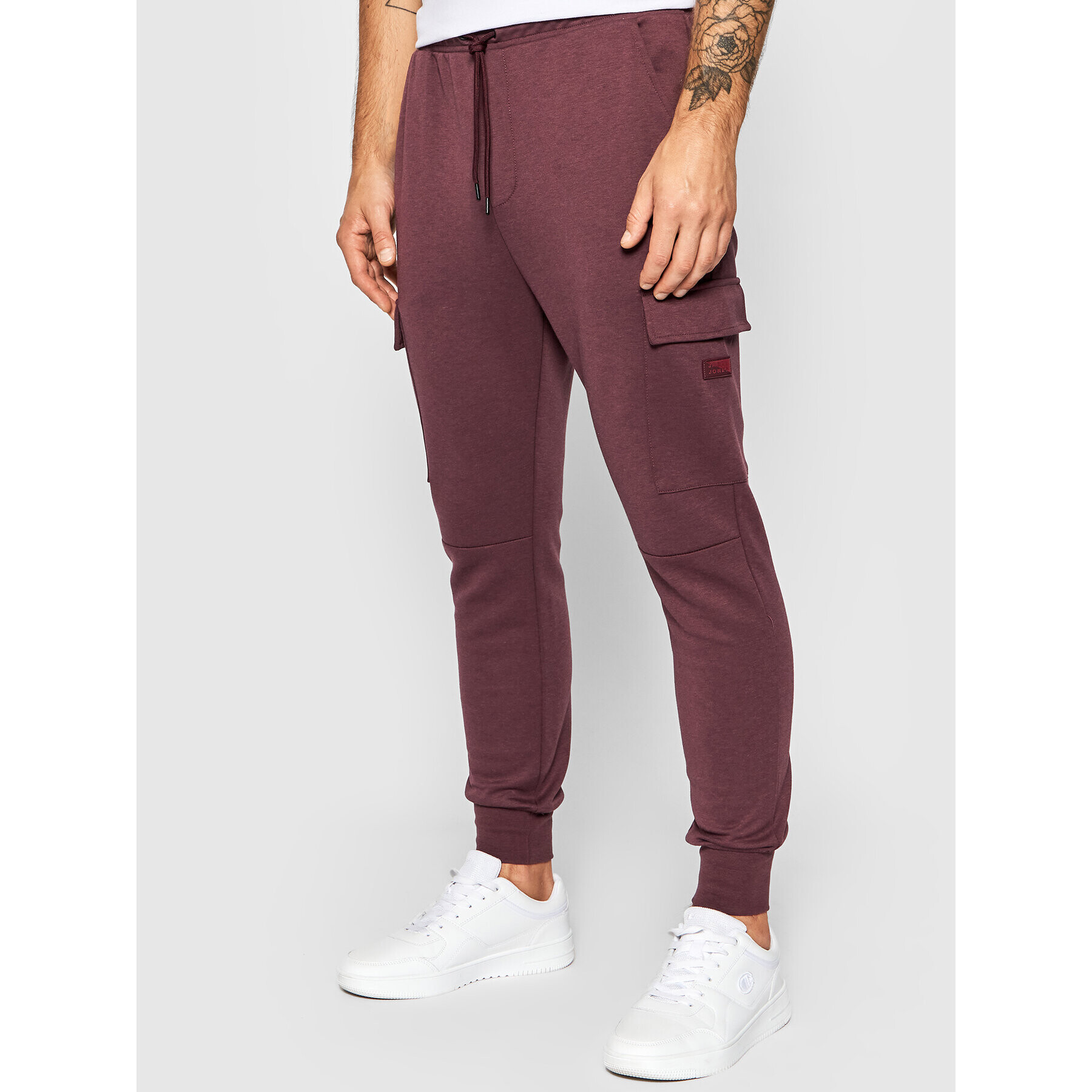 Jack&Jones Долнище анцуг Gordon Air Cargo 12184972 Виолетов Regular Fit - Pepit.bg