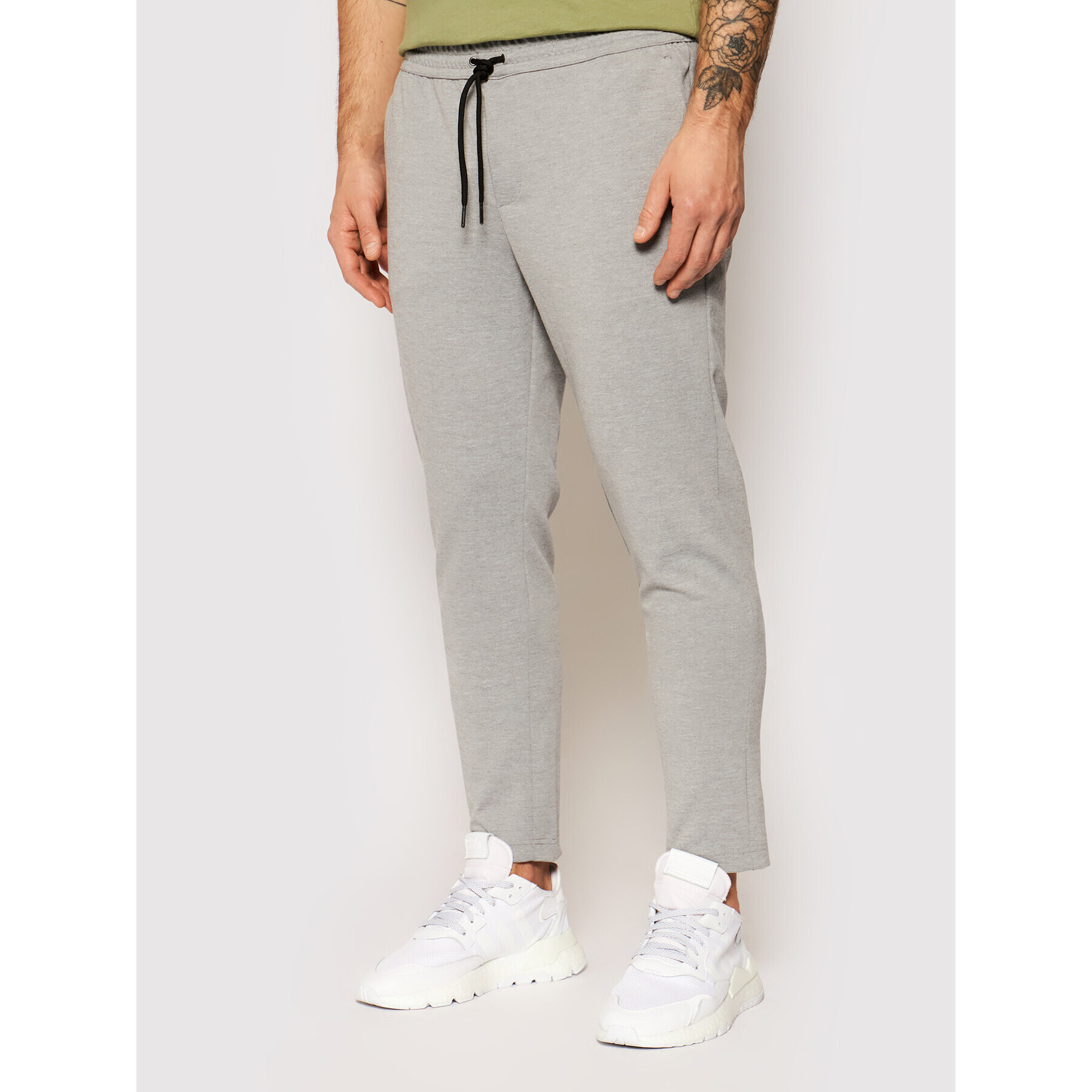 Jack&Jones Долнище анцуг Will 12189819 Сив Regular Fit - Pepit.bg