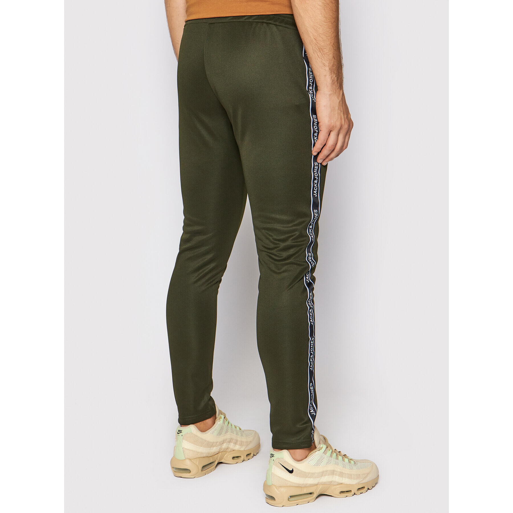 Jack&Jones Долнище анцуг Will 12193274 Зелен Slim Fit - Pepit.bg