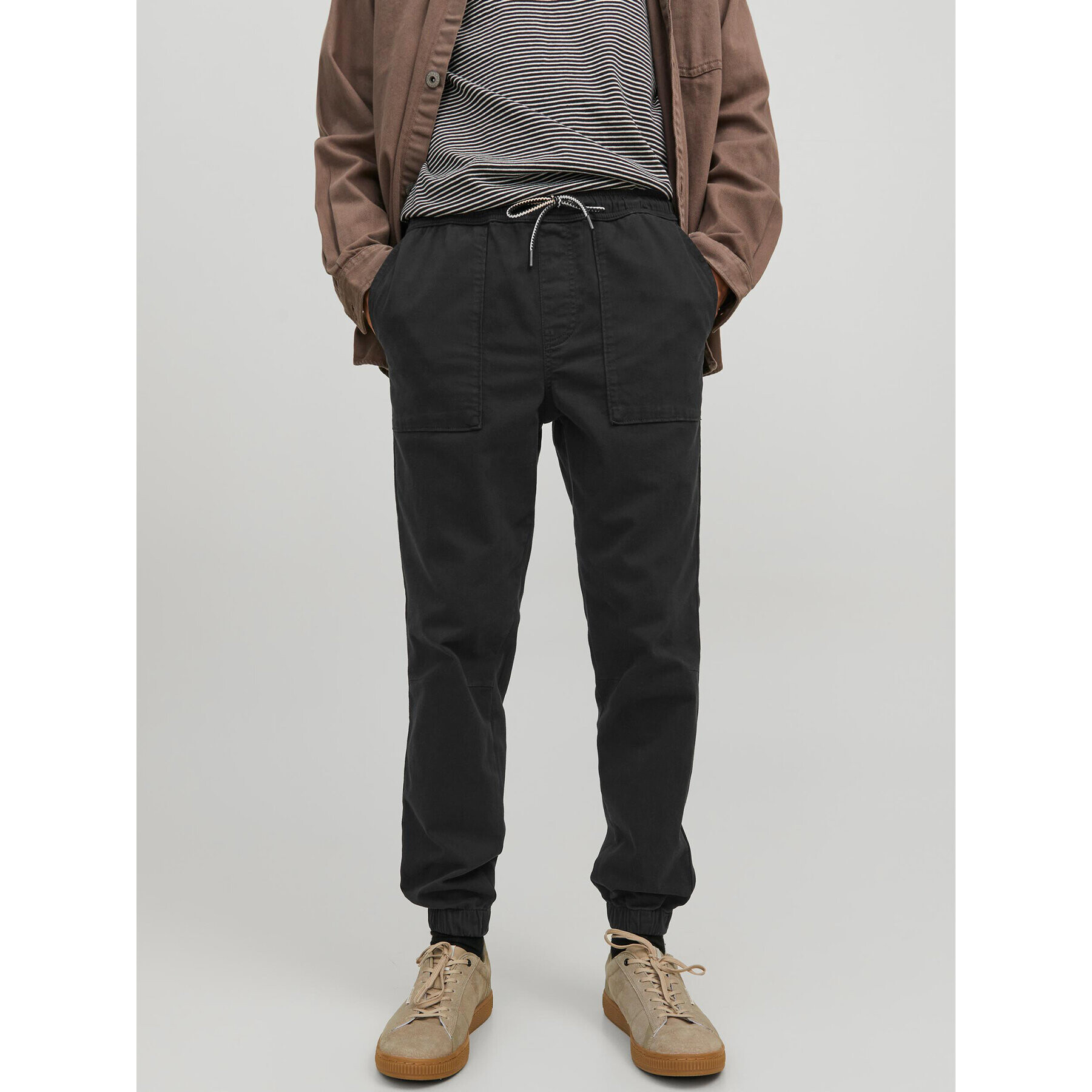 Jack&Jones Джогъри Gordon 12229712 Черен Regular Fit - Pepit.bg